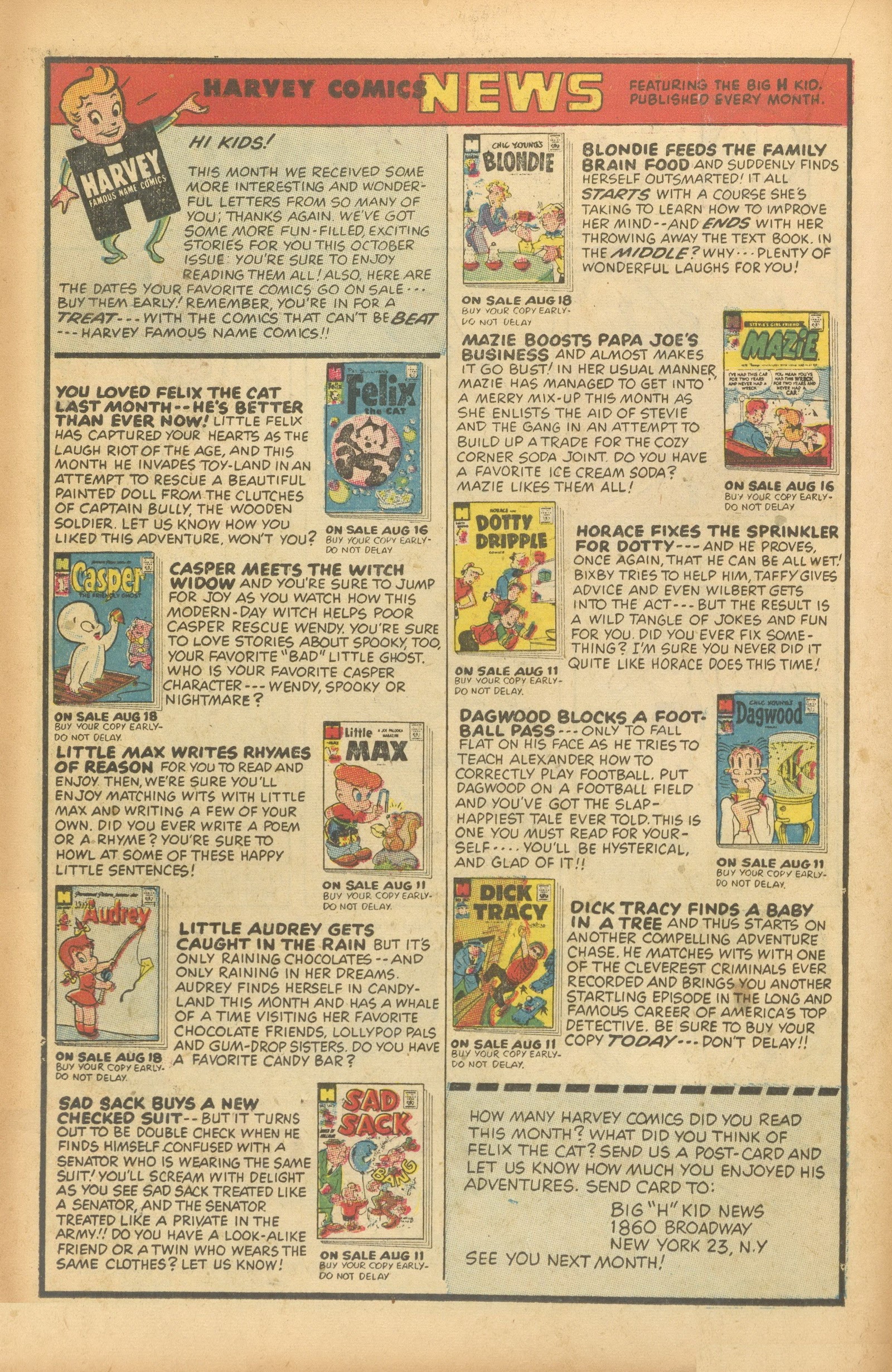 Read online Felix the Cat (1955) comic -  Issue #64 - 18