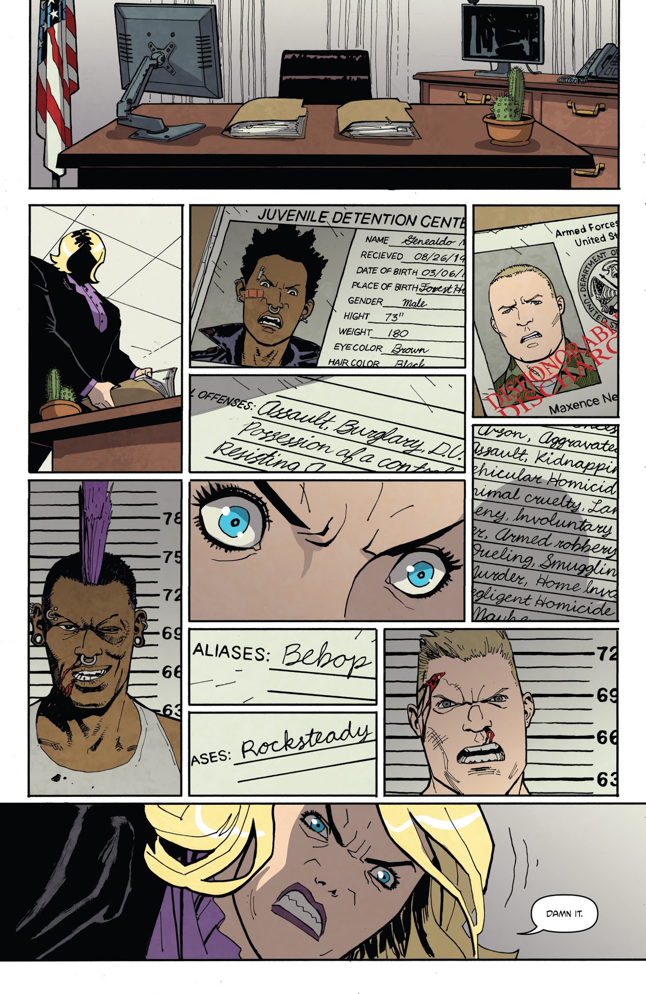 Read online Teenage Mutant Ninja Turtles: Bebop & Rocksteady Hit the Road comic -  Issue #4 - 17