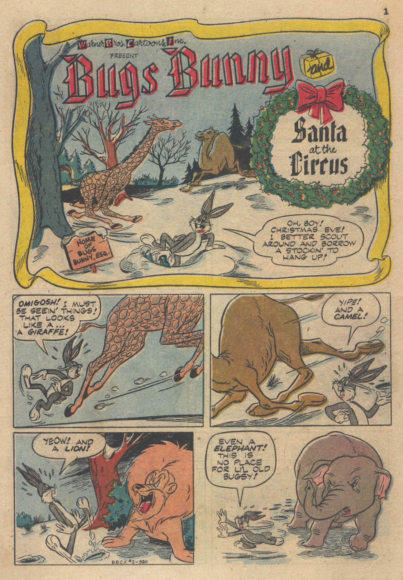 Read online Bugs Bunny's Christmas Funnies comic -  Issue # TPB 3 - 3