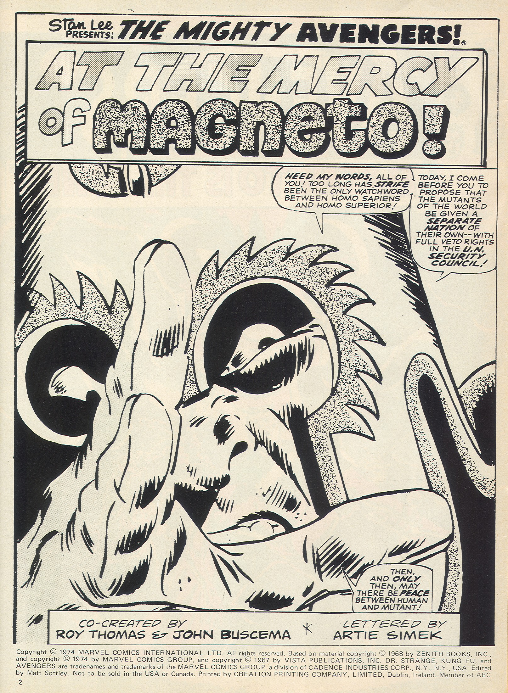 Read online The Avengers (1973) comic -  Issue #65 - 2