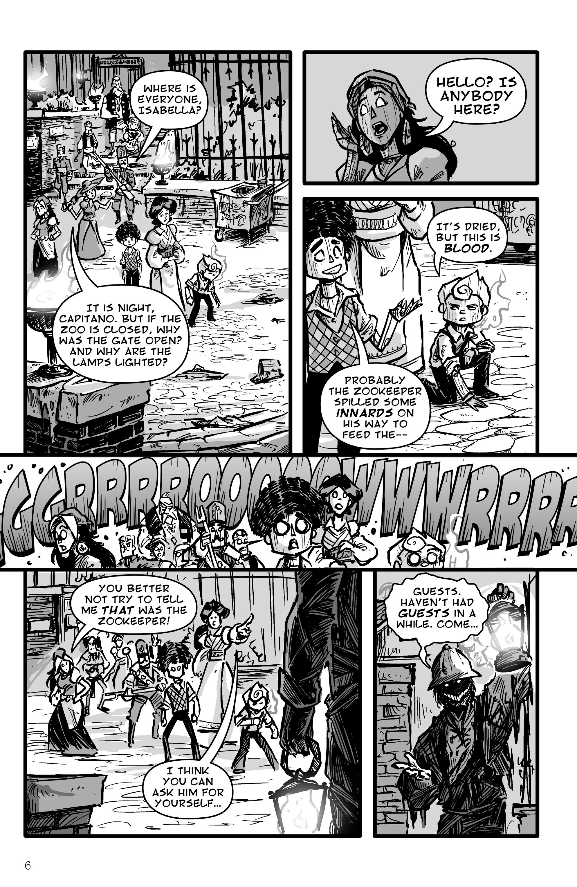 Read online Pinocchio, Vampire Slayer Versus the Vampire Zoo comic -  Issue # Full - 8