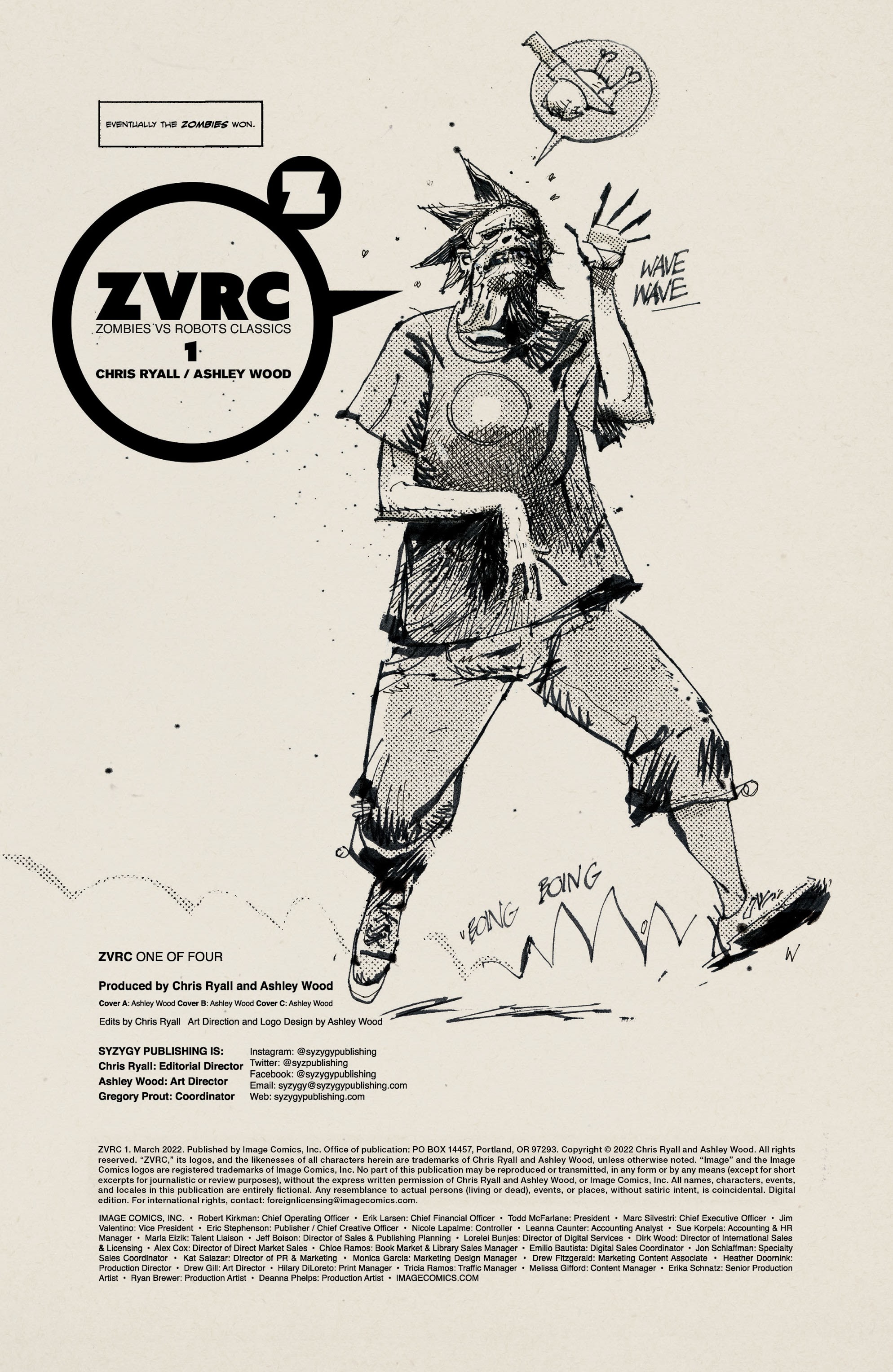 Read online ZVRC: Zombies Vs. Robots Classic comic -  Issue #1 - 2