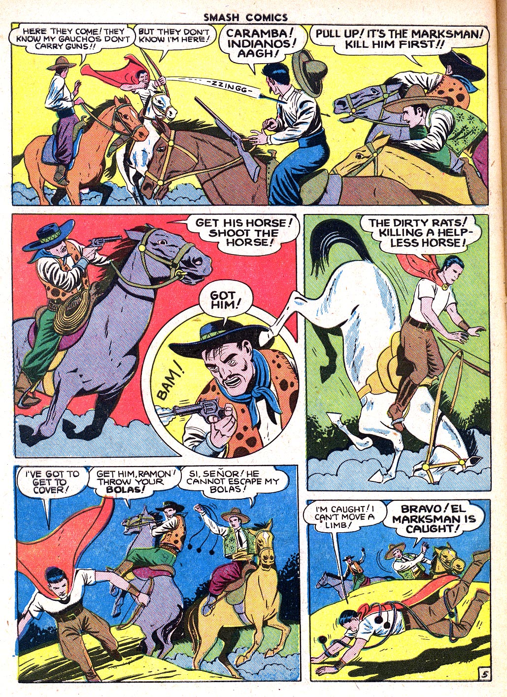 Read online Smash Comics comic -  Issue #52 - 56