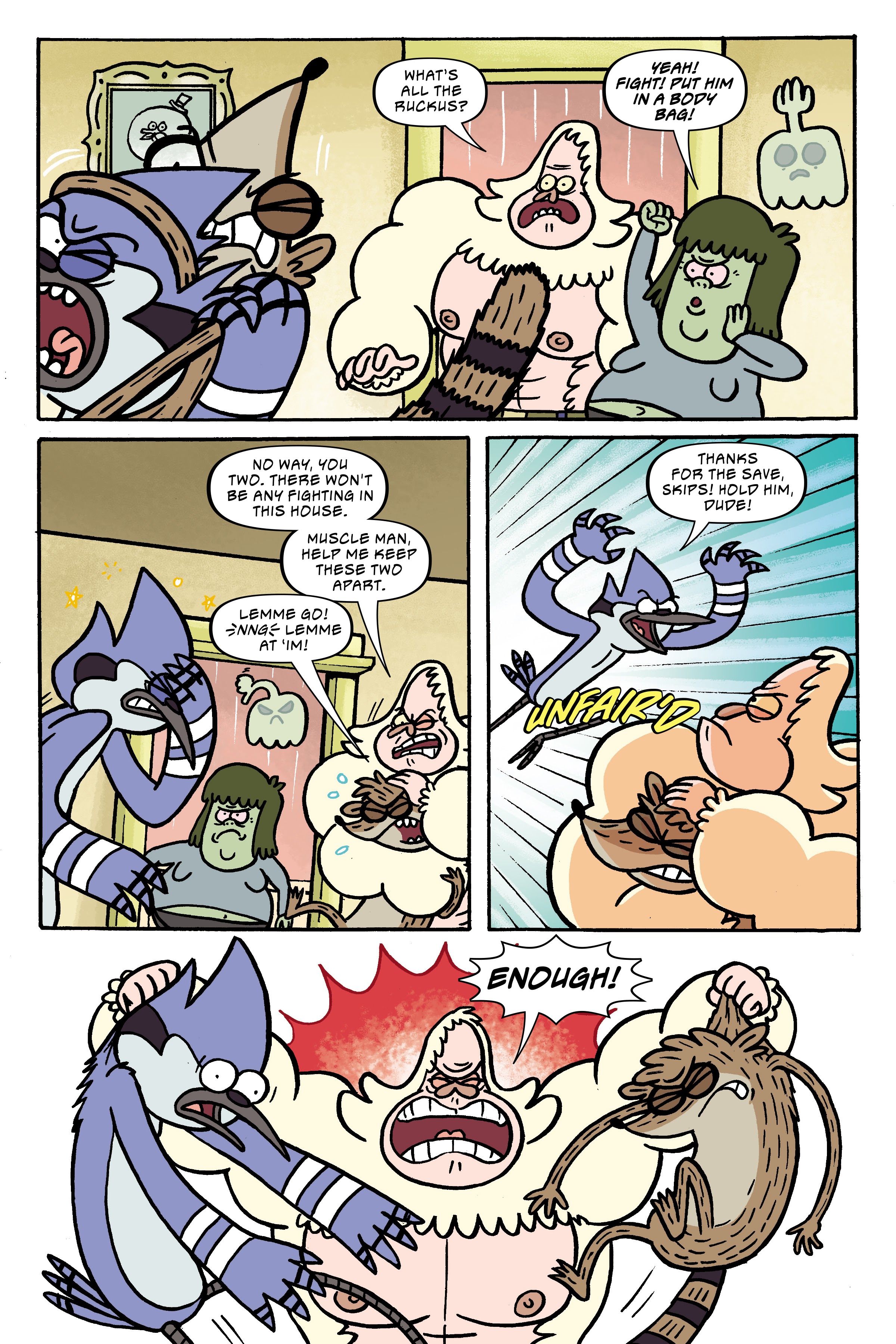 Read online Regular Show: Wrasslesplosion comic -  Issue # TPB - 12