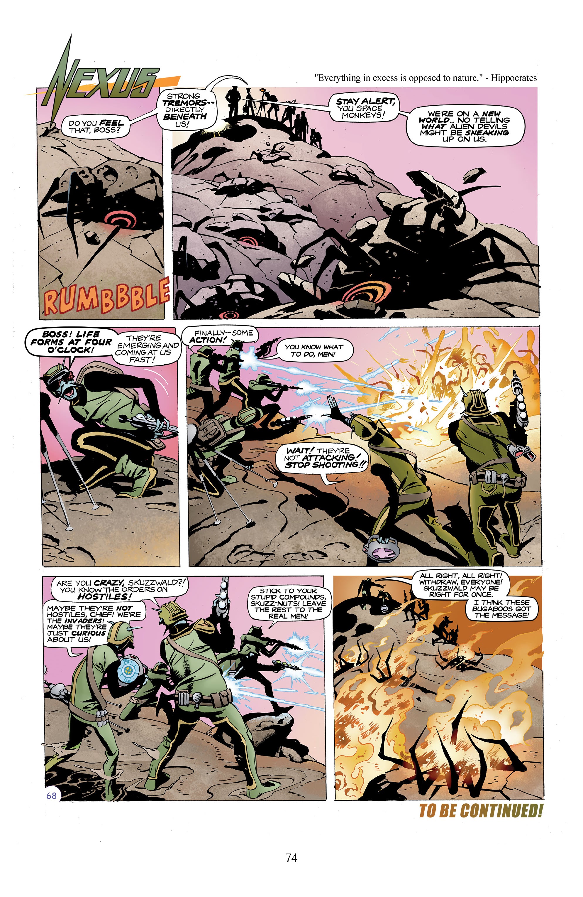 Read online Nexus Newspaper Strips: The Coming of Gourmando comic -  Issue # TPB (Part 1) - 73