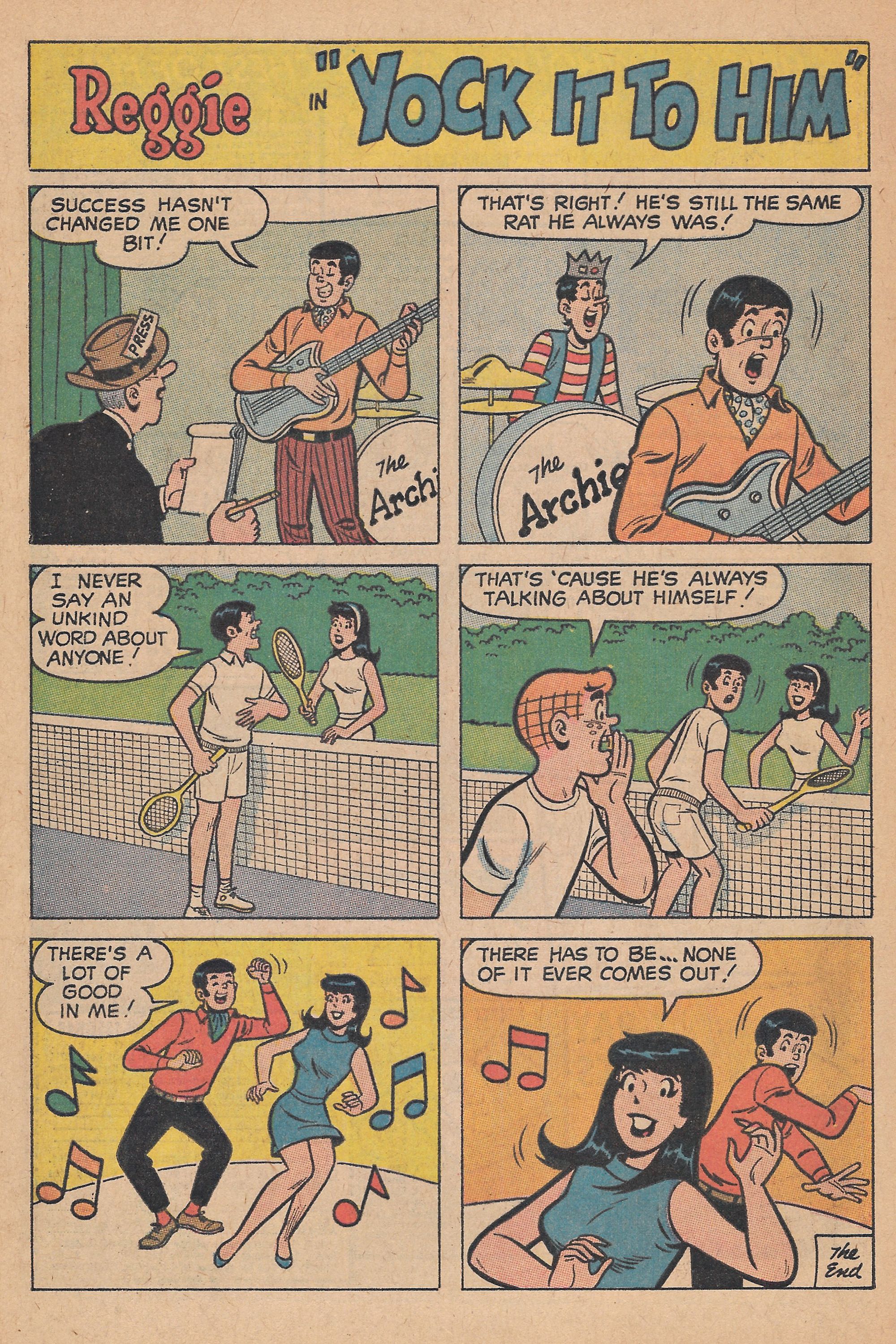 Read online Reggie's Wise Guy Jokes comic -  Issue #6 - 60