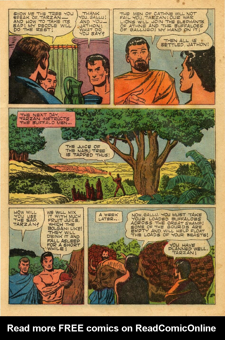 Read online Tarzan (1948) comic -  Issue #66 - 13
