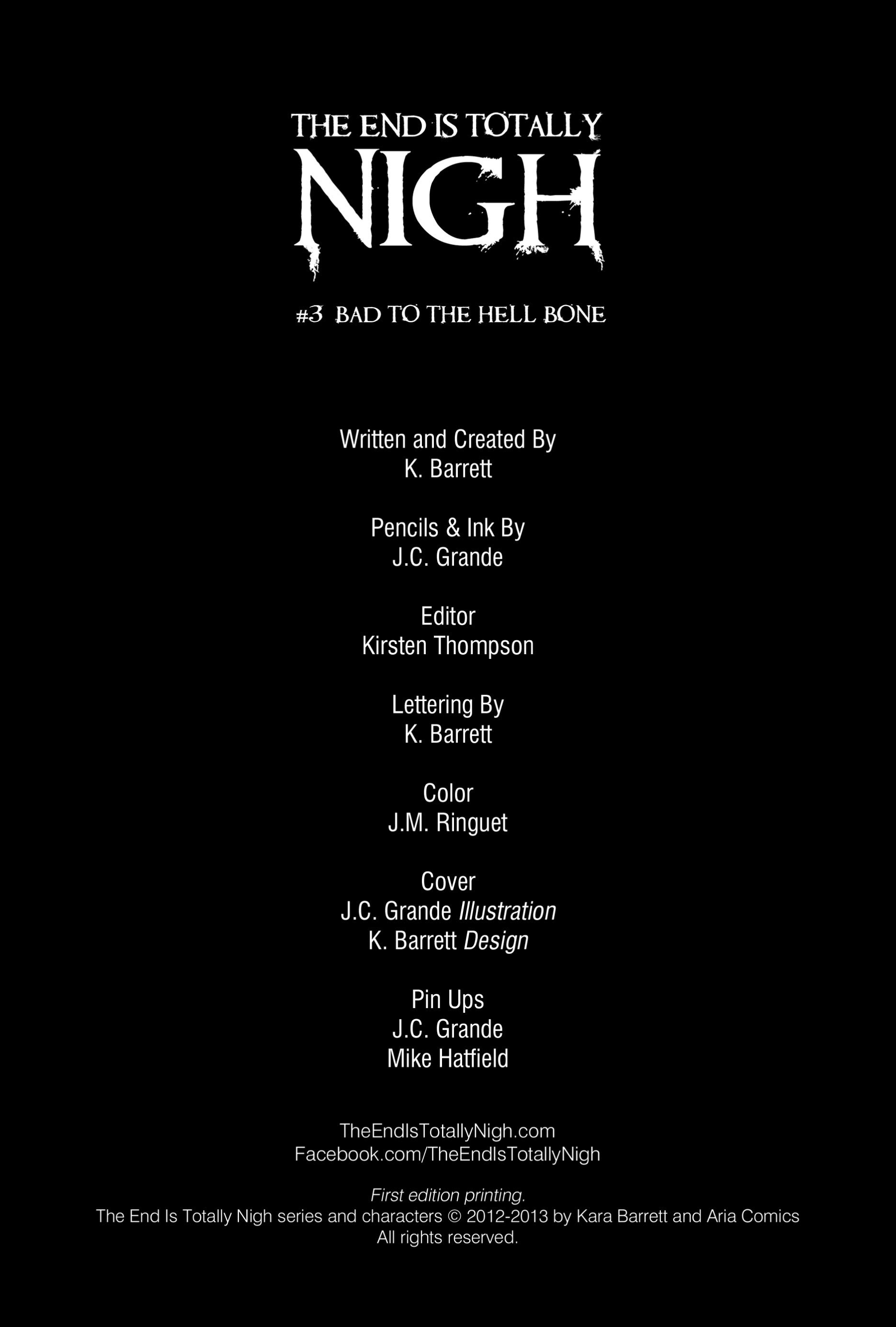 Read online The End Is Totally Nigh comic -  Issue #3 - 2