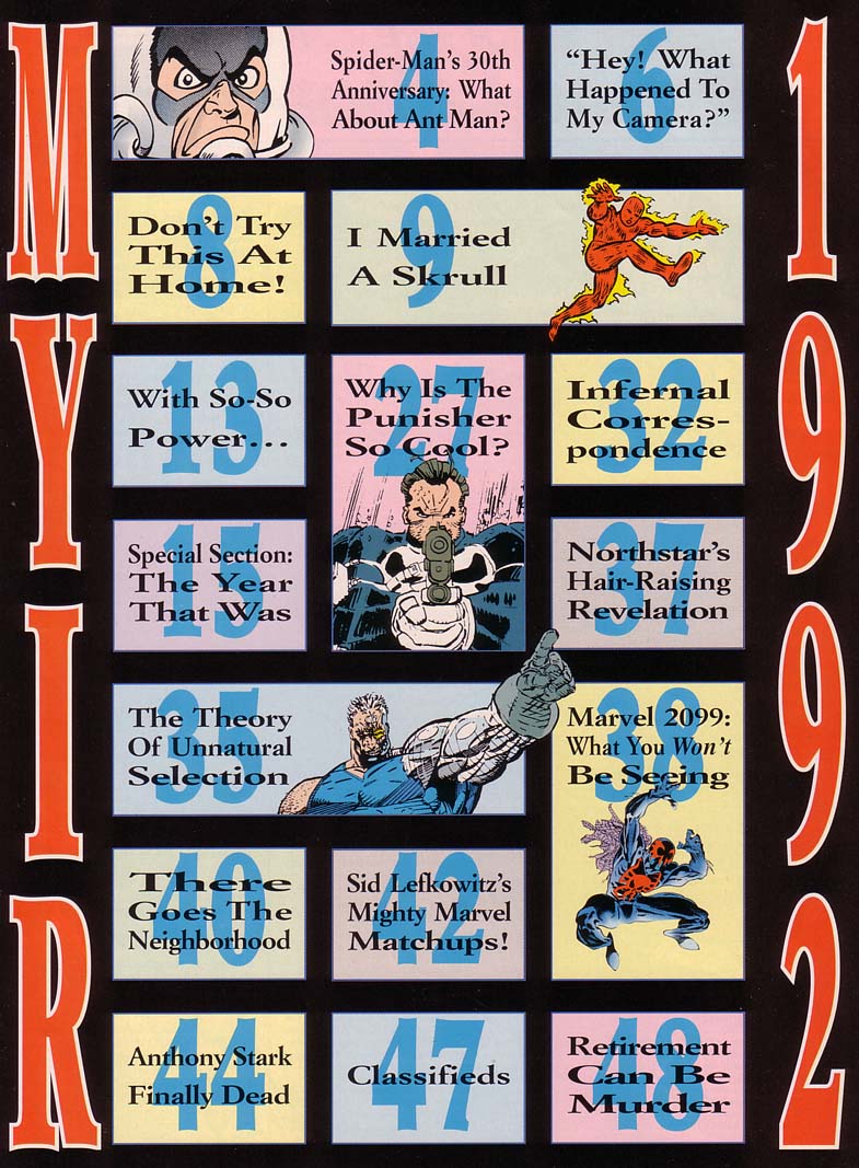 Read online Marvel: The Year-in-Review comic -  Issue #4 - 4