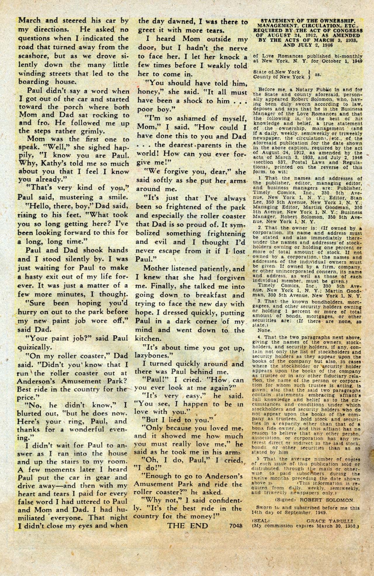 Read online Love Romances comic -  Issue #11 - 38