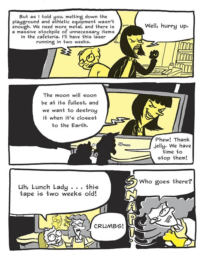 Read online Lunch Lady and the Schoolwide Scuffle comic -  Issue # TPB - 35
