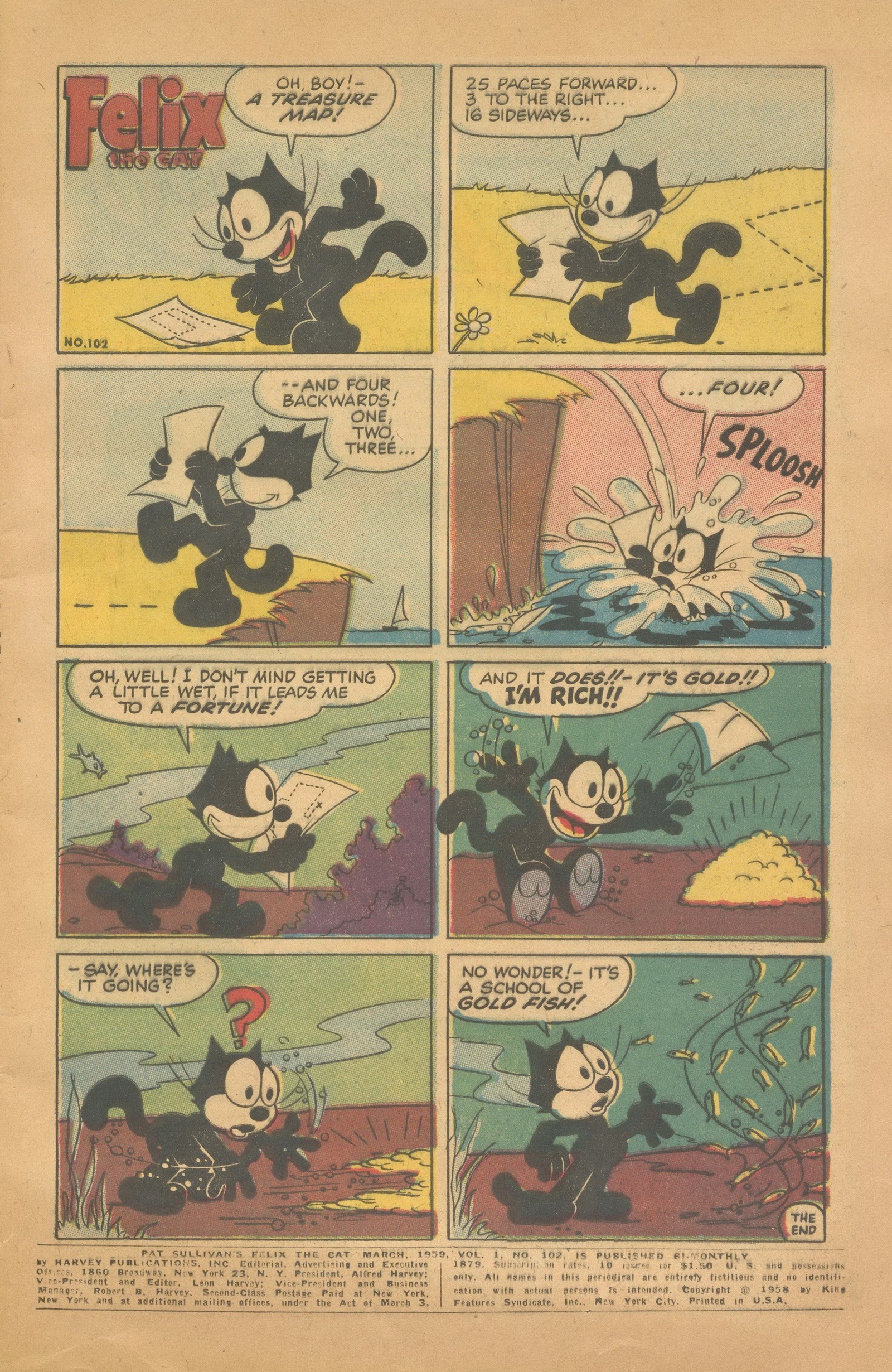 Read online Felix the Cat (1955) comic -  Issue #102 - 3