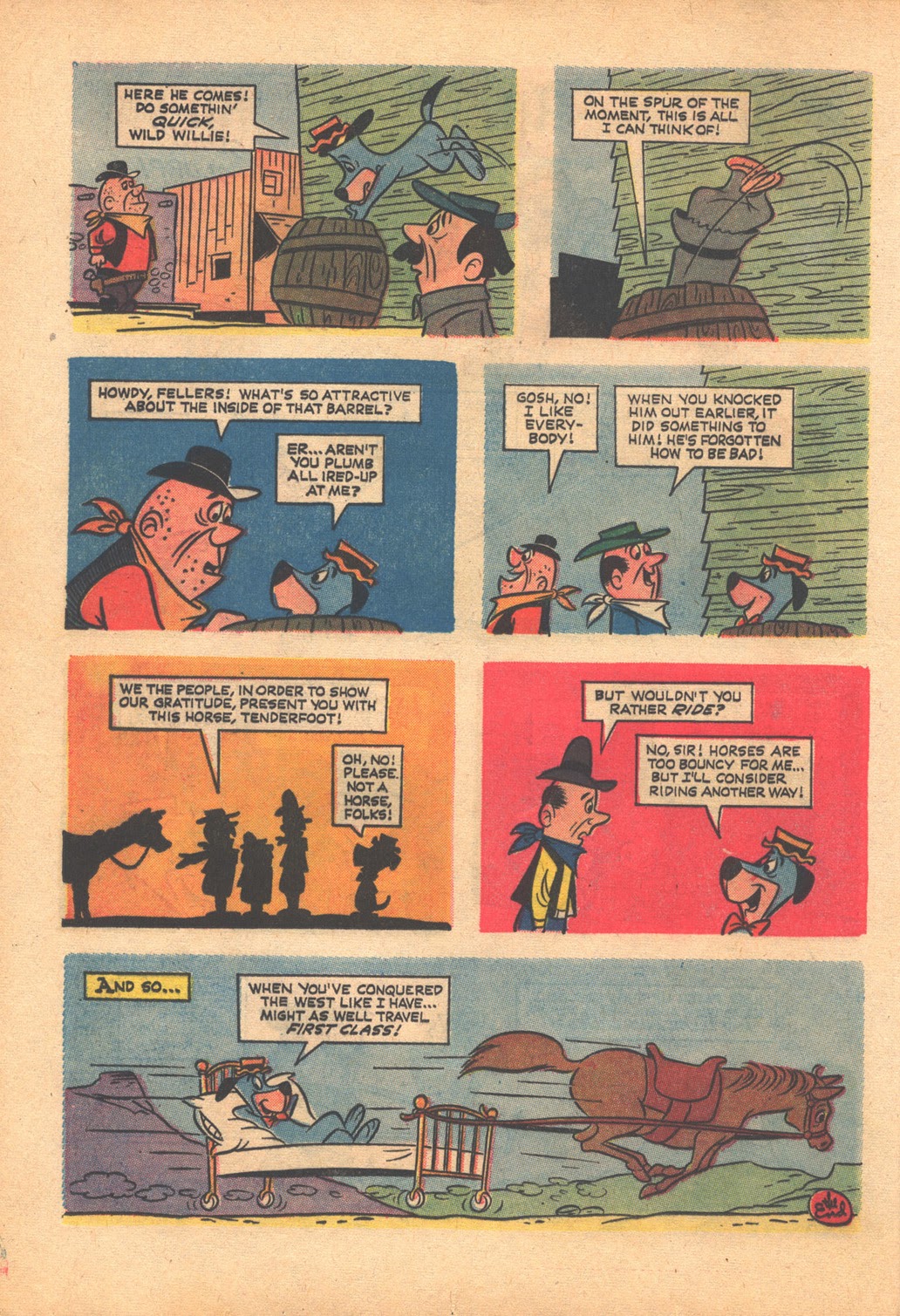 Read online Huckleberry Hound (1960) comic -  Issue #19 - 12