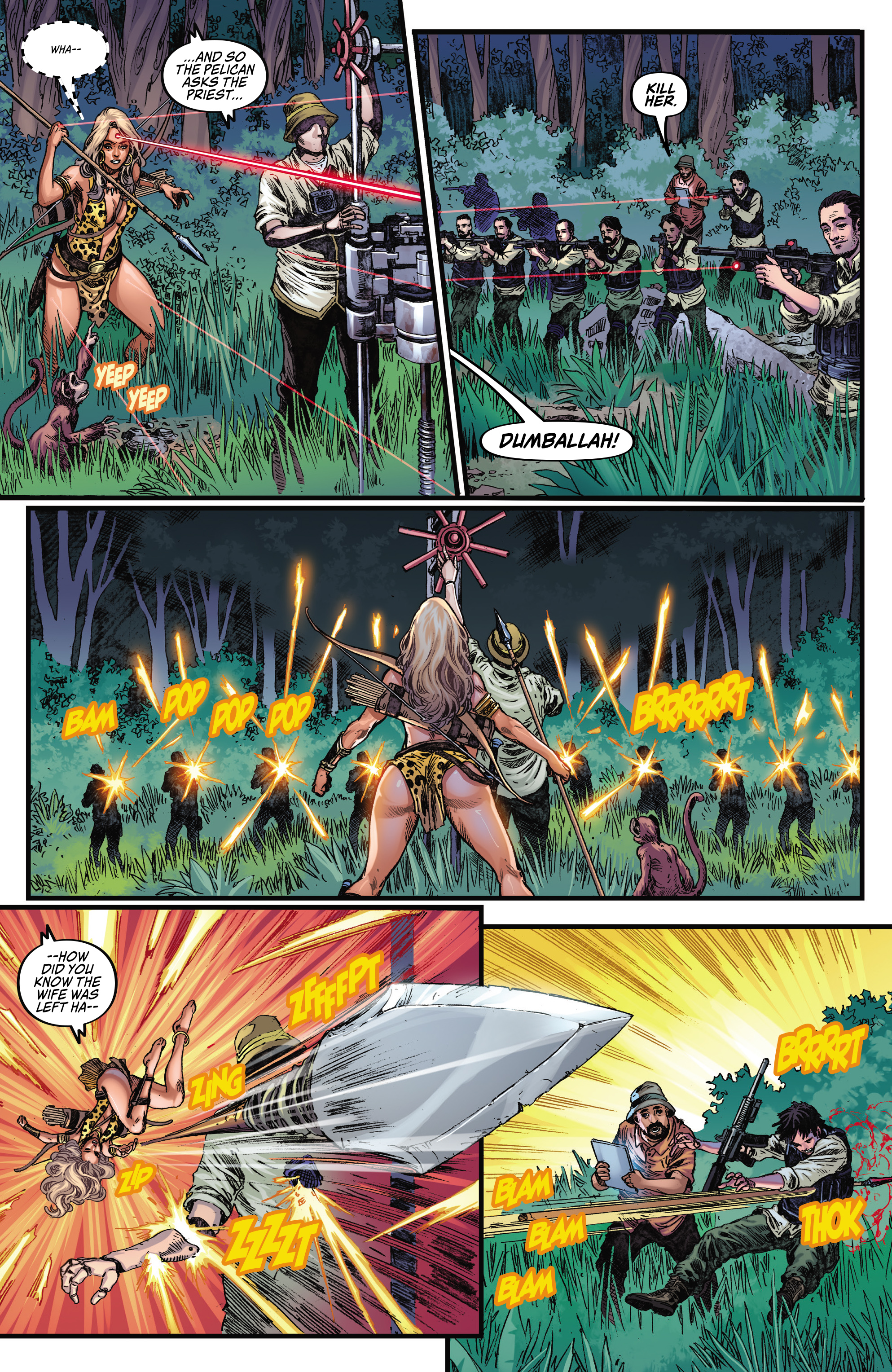 Read online Sheena Queen of the Jungle: Fatal Exams comic -  Issue #2 - 8