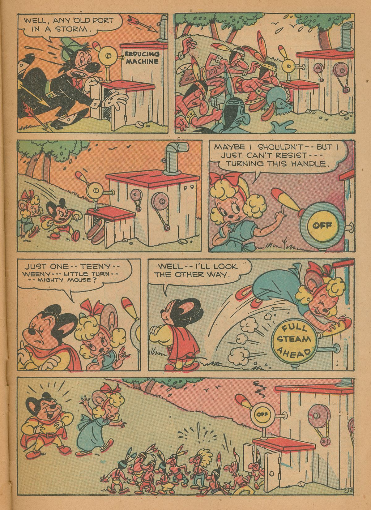 Read online Paul Terry's Mighty Mouse Comics comic -  Issue #24 - 31