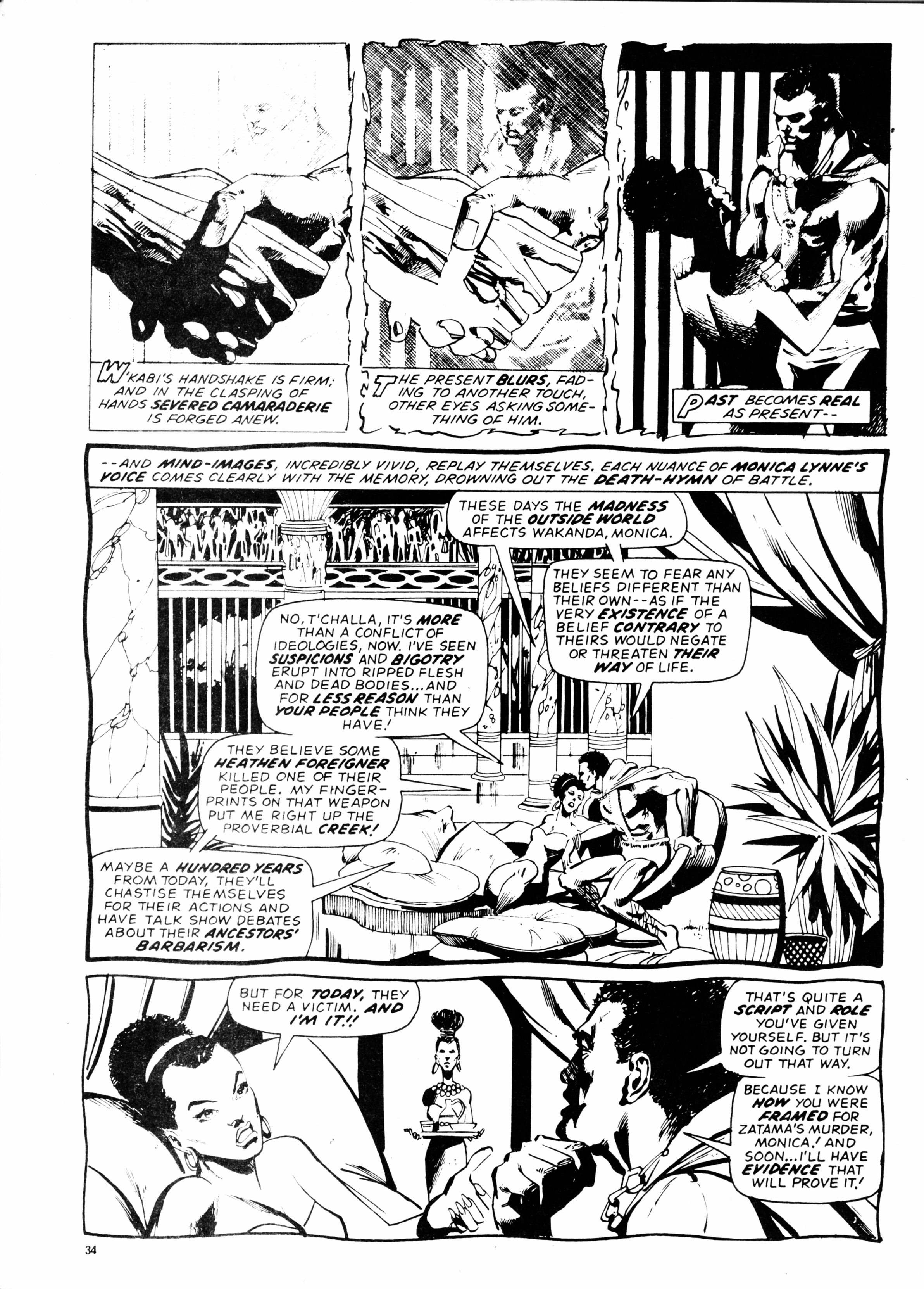 Read online Planet of the Apes (1974) comic -  Issue #68 - 34