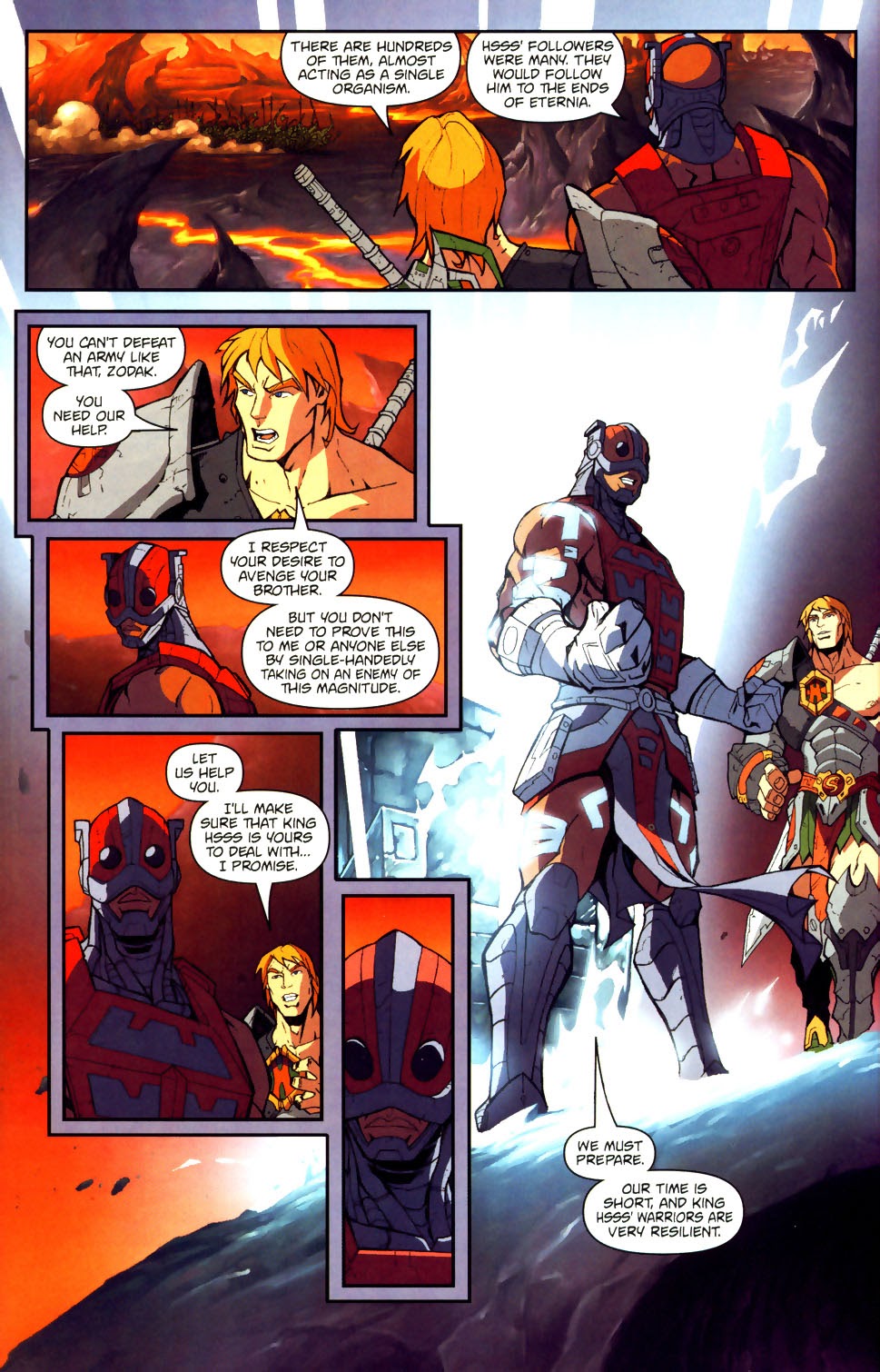 Read online Masters of the Universe Rise of the Snake Men comic -  Issue #3 - 3