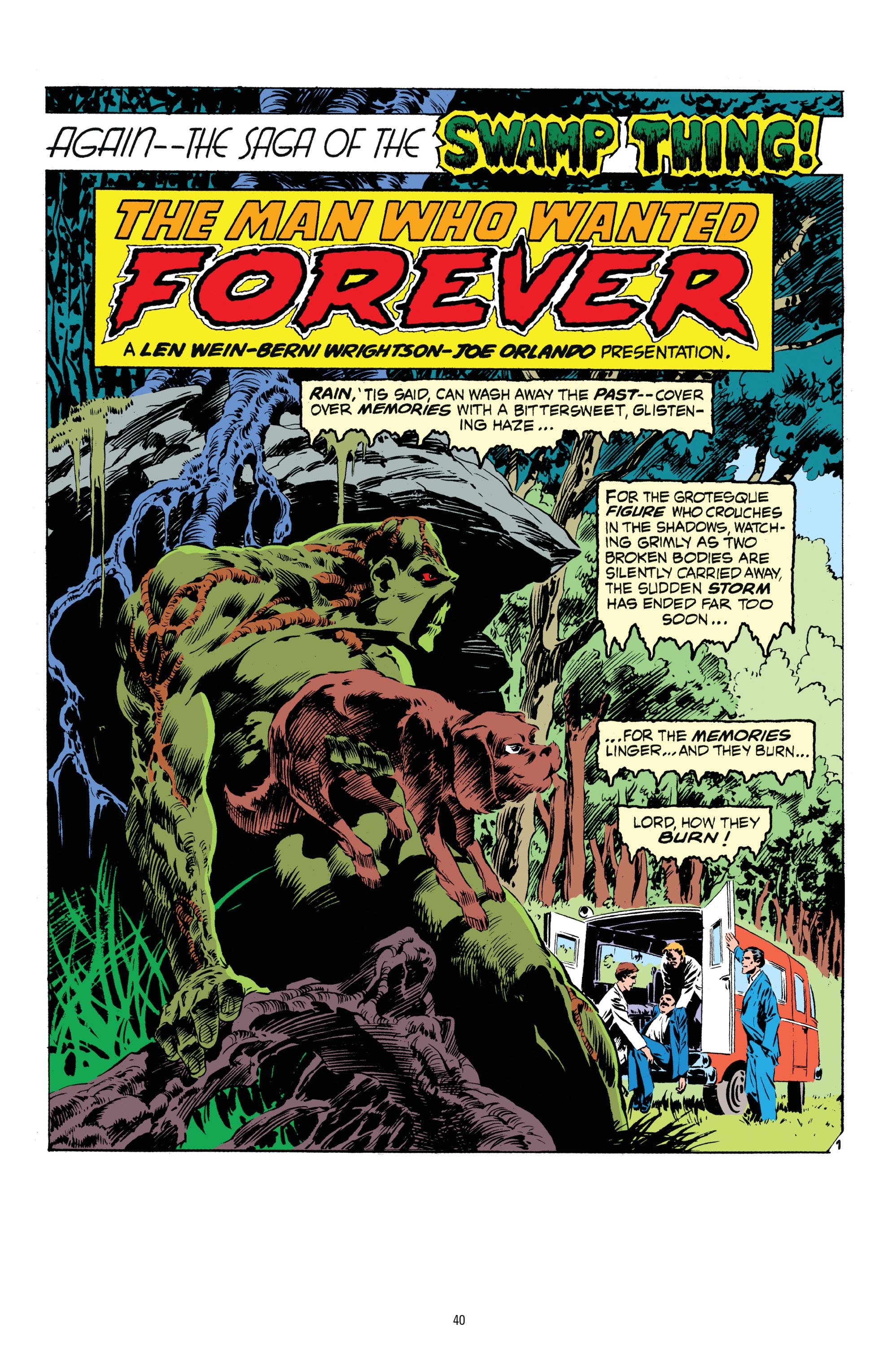 Read online Swamp Thing: The Bronze Age comic -  Issue # TPB 1 (Part 1) - 40