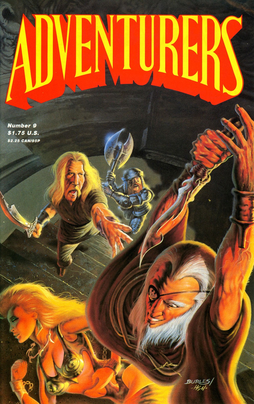 Read online Adventurers (1986) comic -  Issue #9 - 1