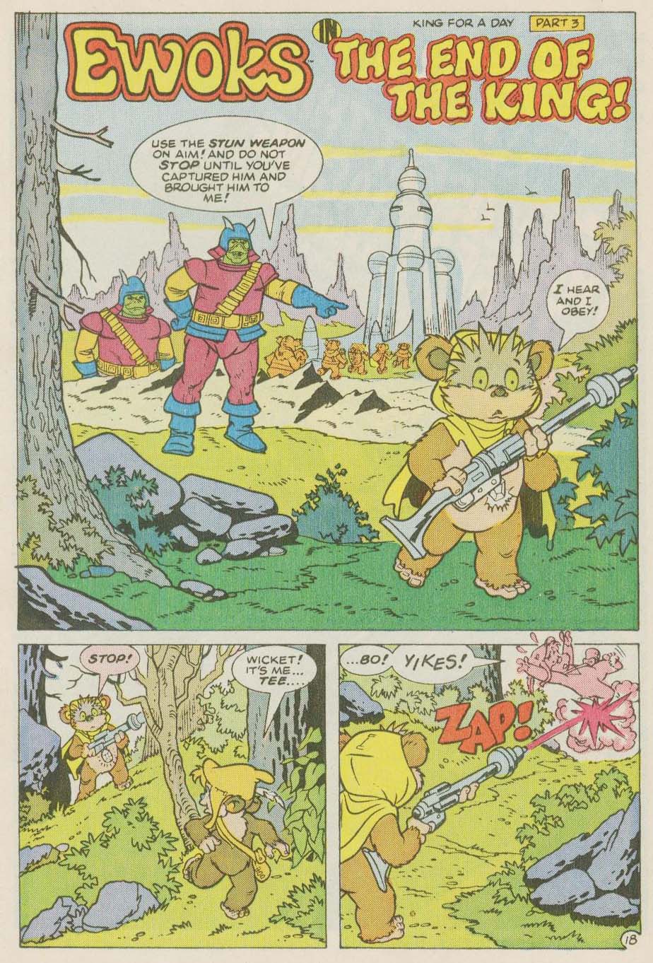 Read online Ewoks (1987) comic -  Issue #14 - 19