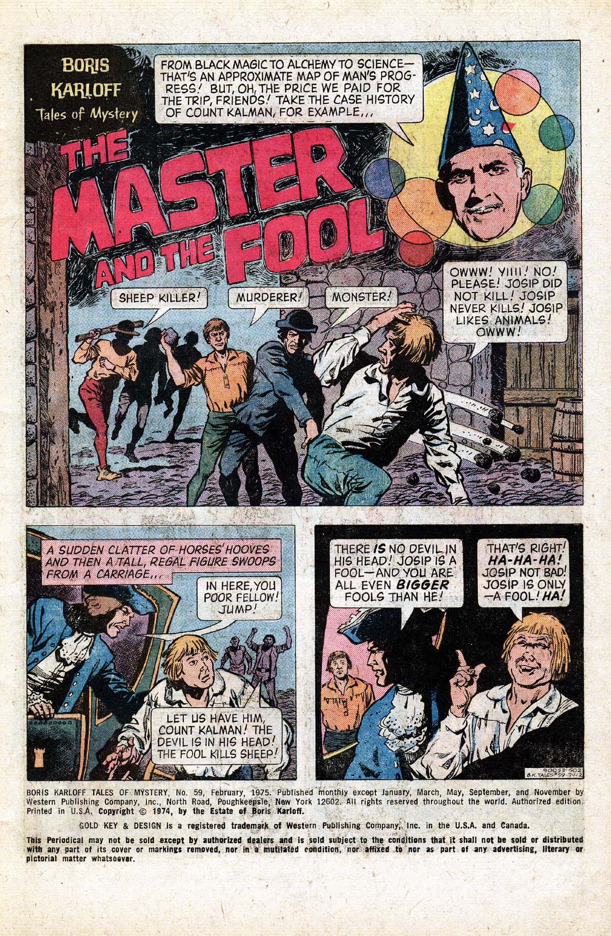 Read online Boris Karloff Tales of Mystery comic -  Issue #59 - 2