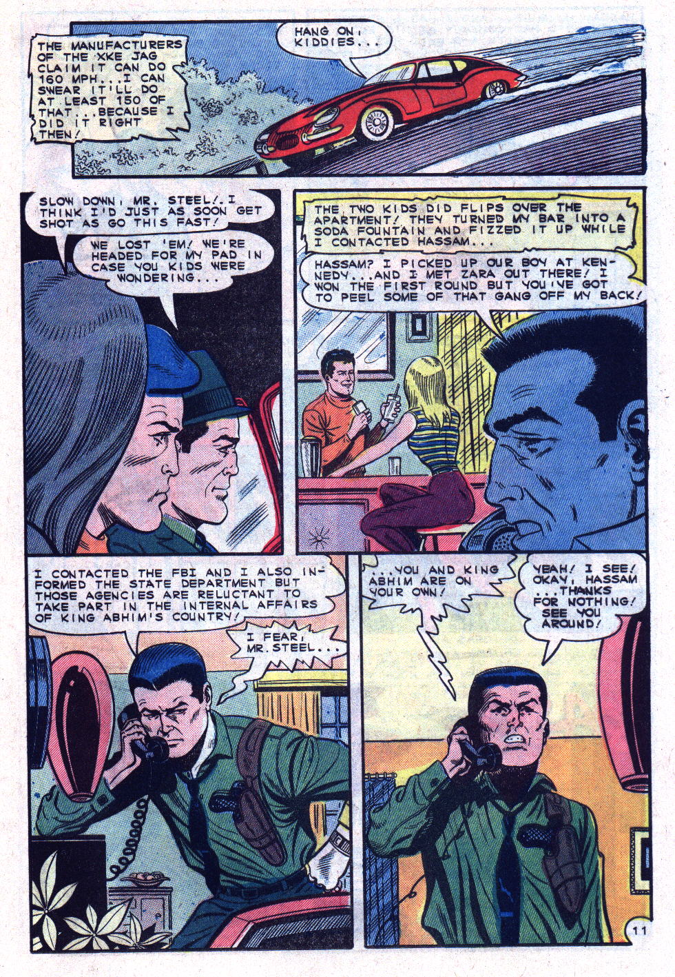 Read online Sarge Steel comic -  Issue #6 - 17