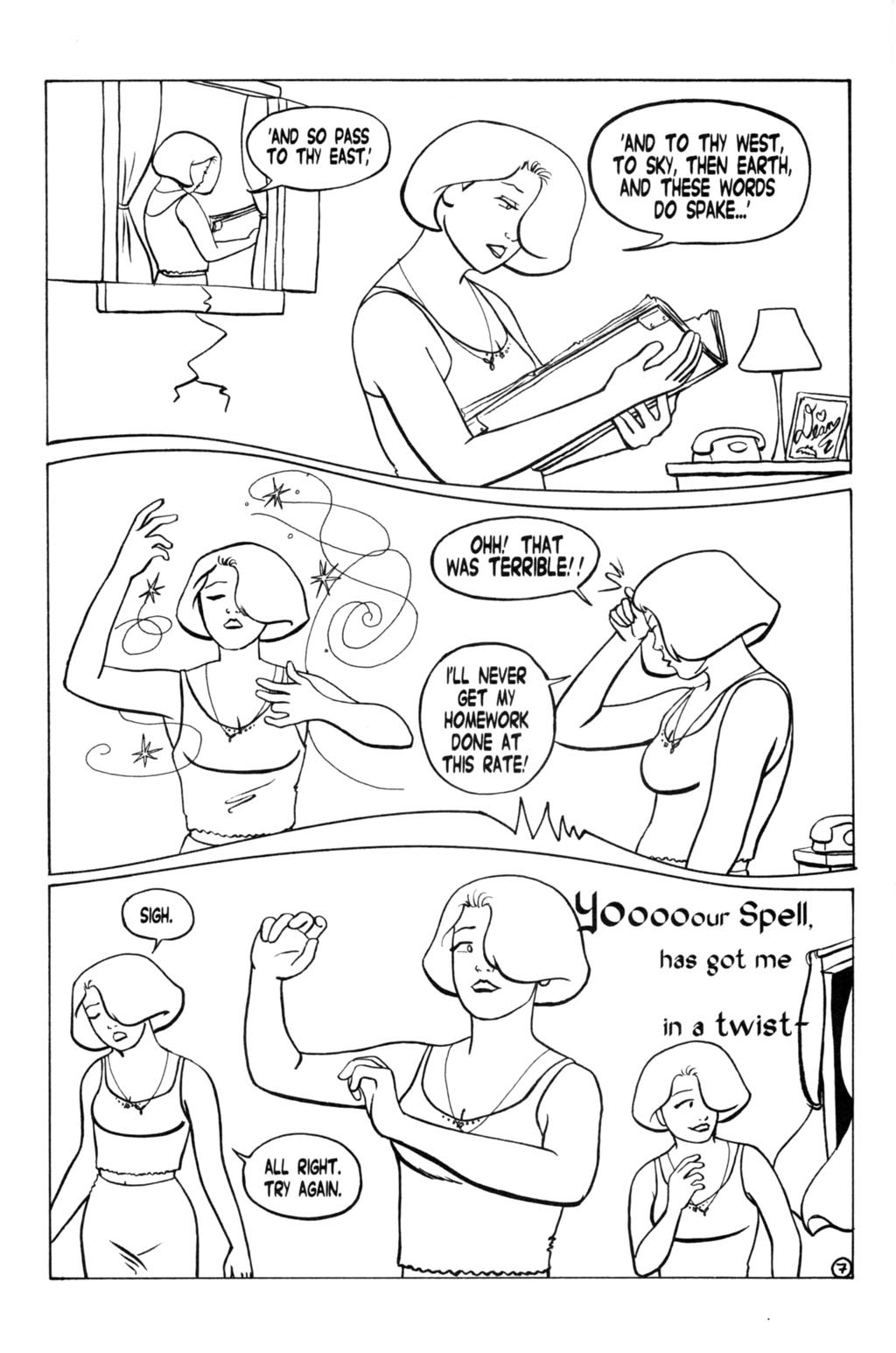 Read online Charm School: Magical Witch Girl Bunny comic -  Issue #5 - 9