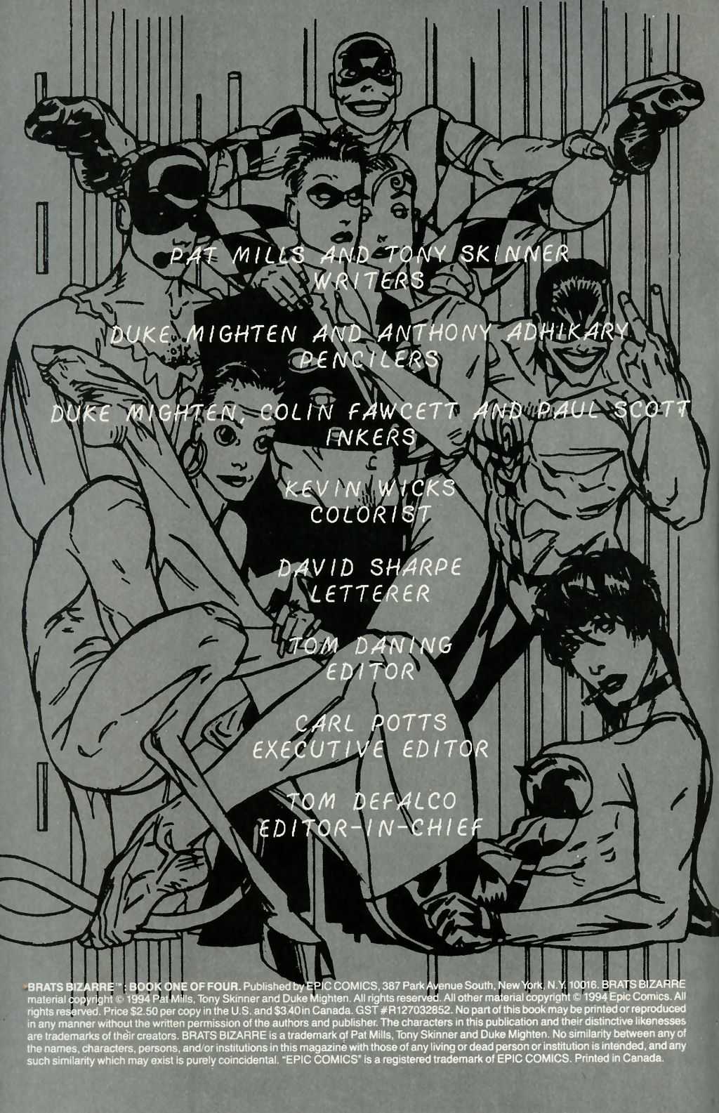 Read online Brats Bizarre comic -  Issue #1 - 2