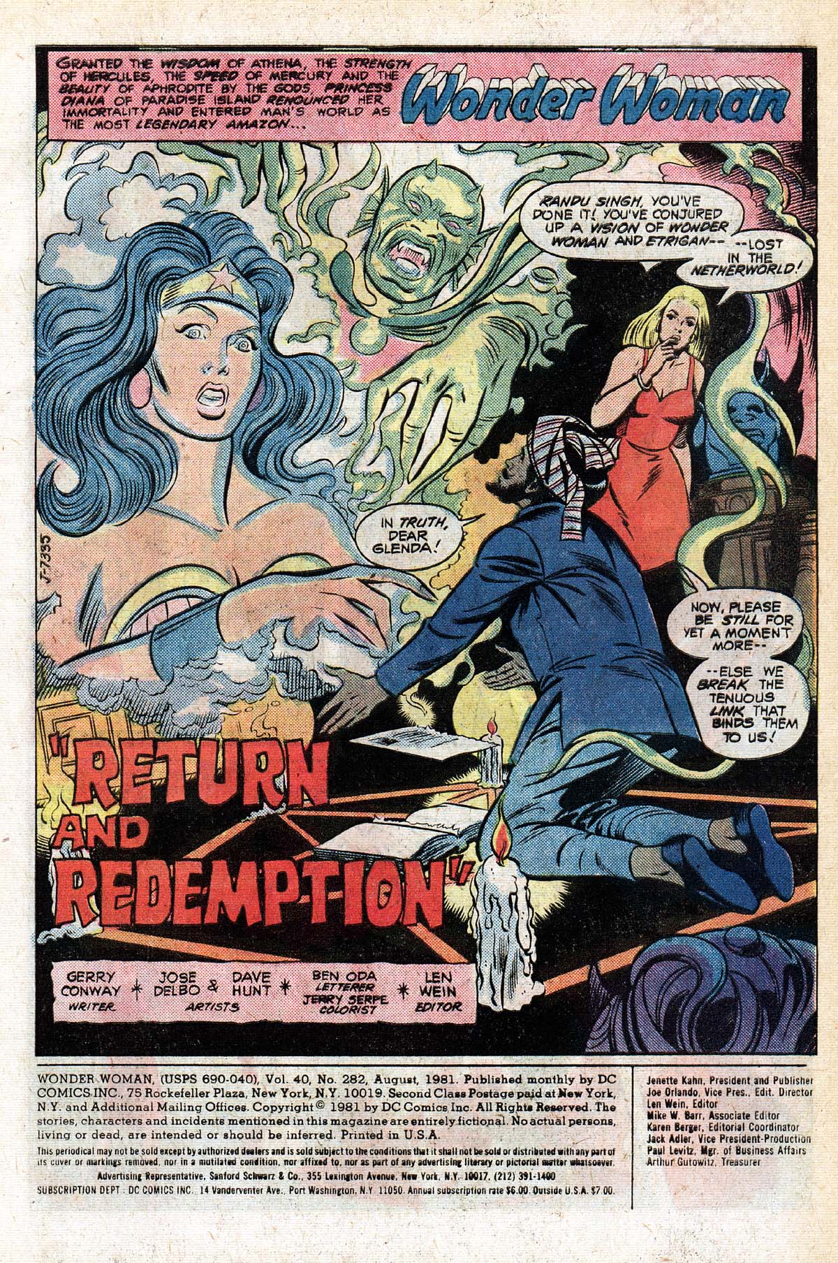 Read online Wonder Woman (1942) comic -  Issue #282 - 3