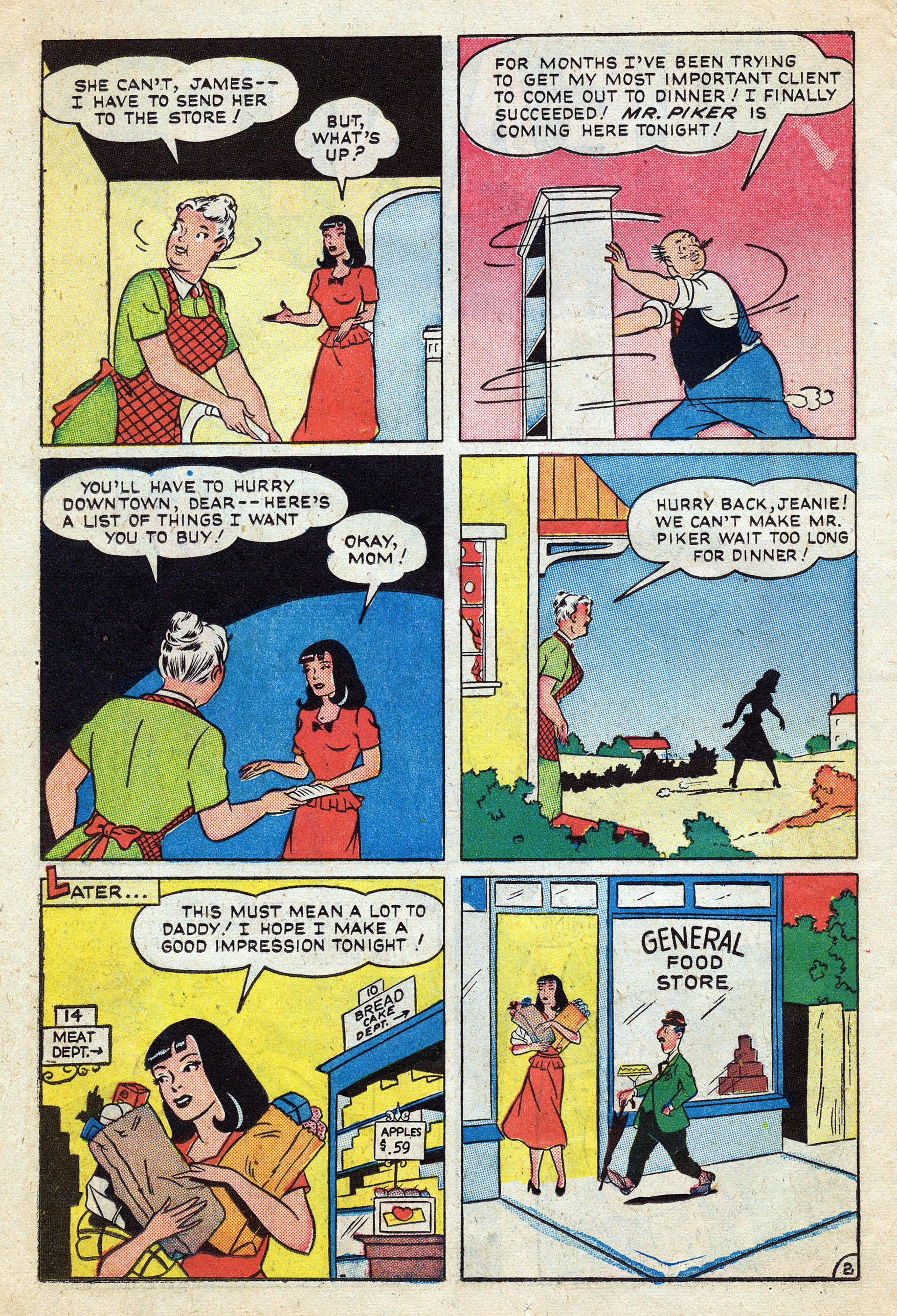Read online Margie Comics comic -  Issue #48 - 36