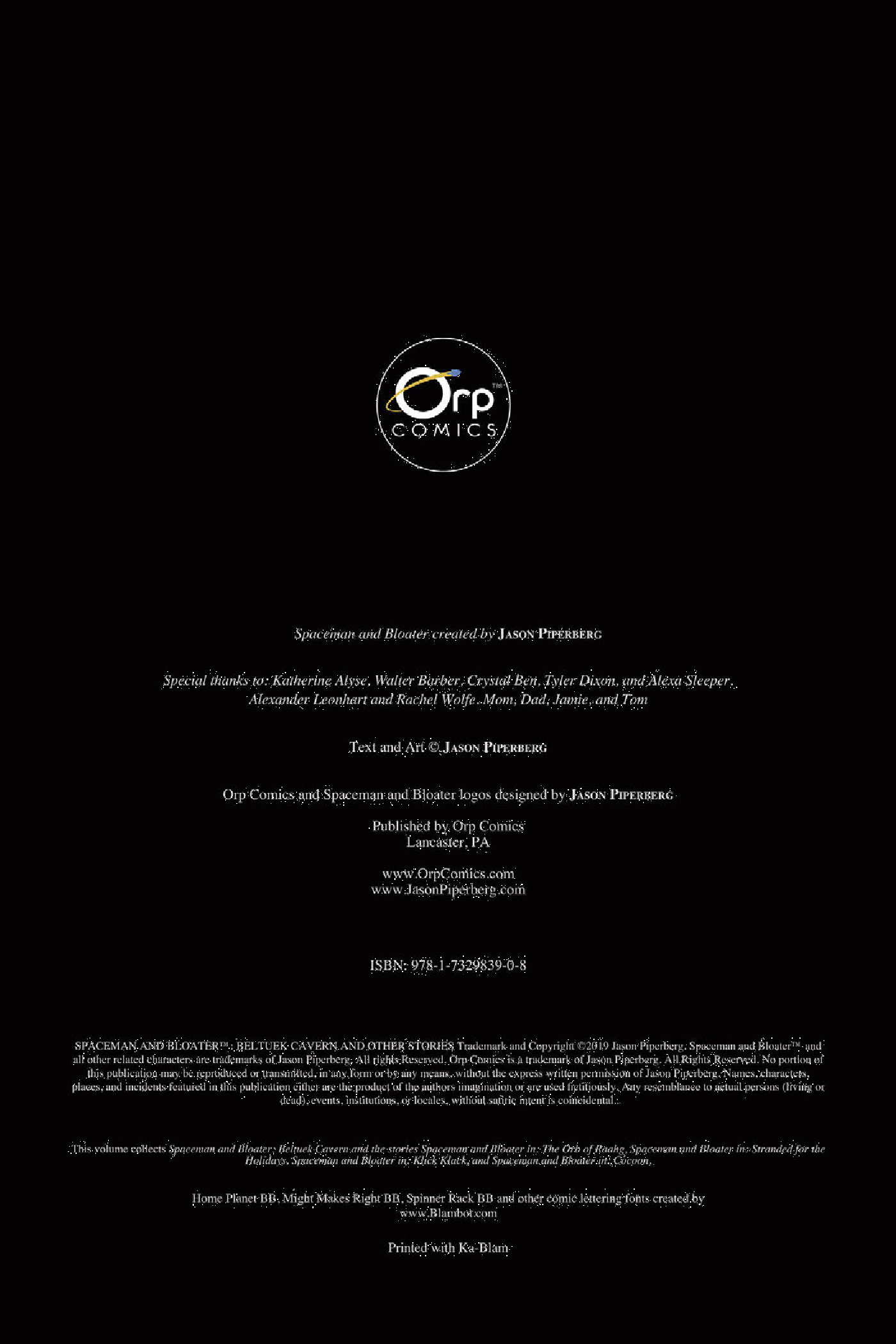 Read online Spaceman and Bloater comic -  Issue #1 - 4