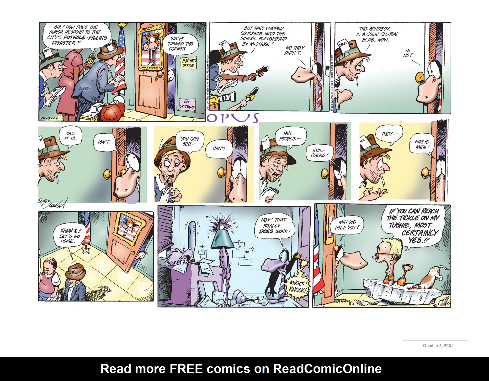 Read online Opus Complete Sunday Strips From 2003-2008 comic -  Issue # TPB (Part 1) - 52