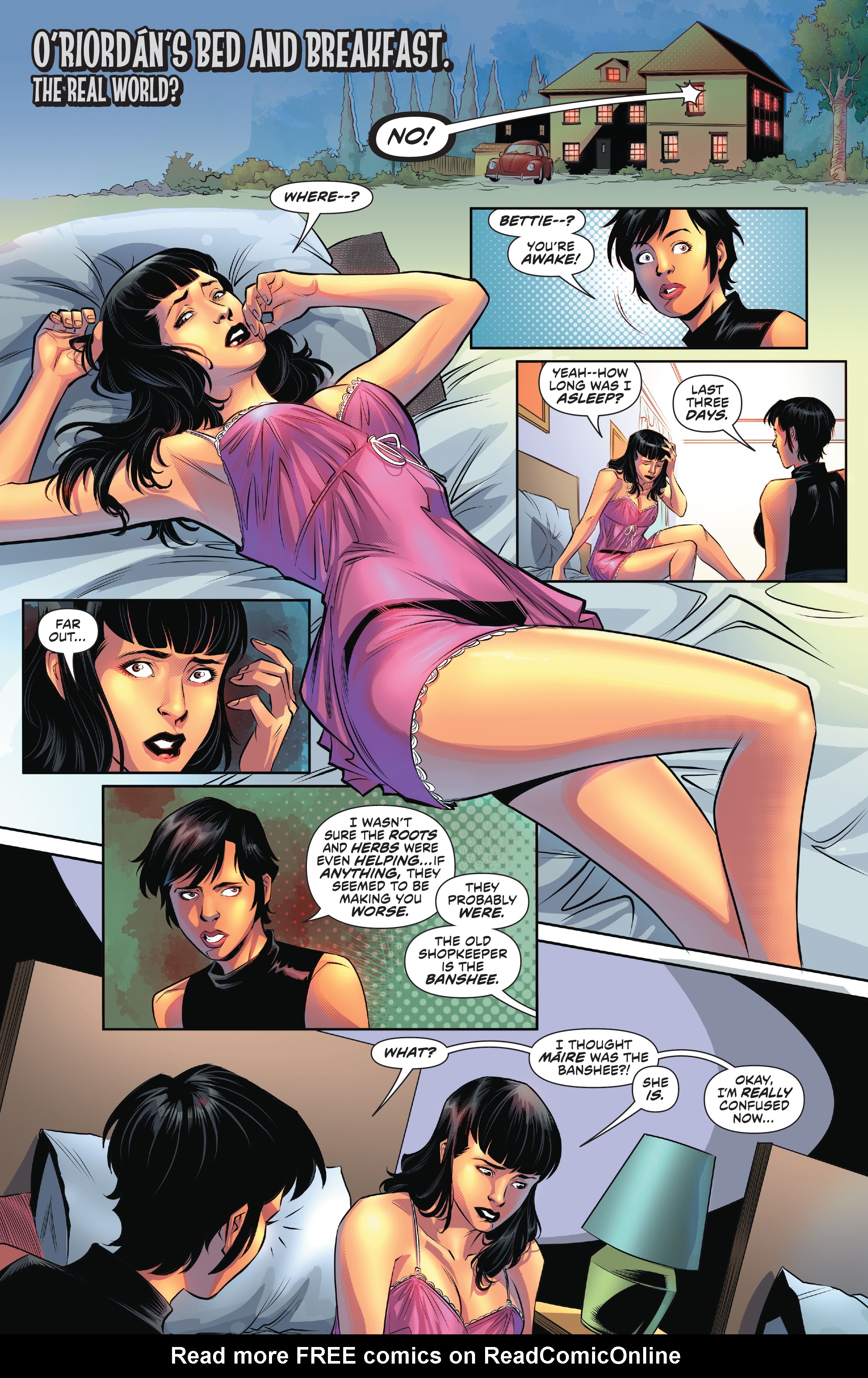 Read online Bettie Page & The Curse of the Banshee comic -  Issue #5 - 10