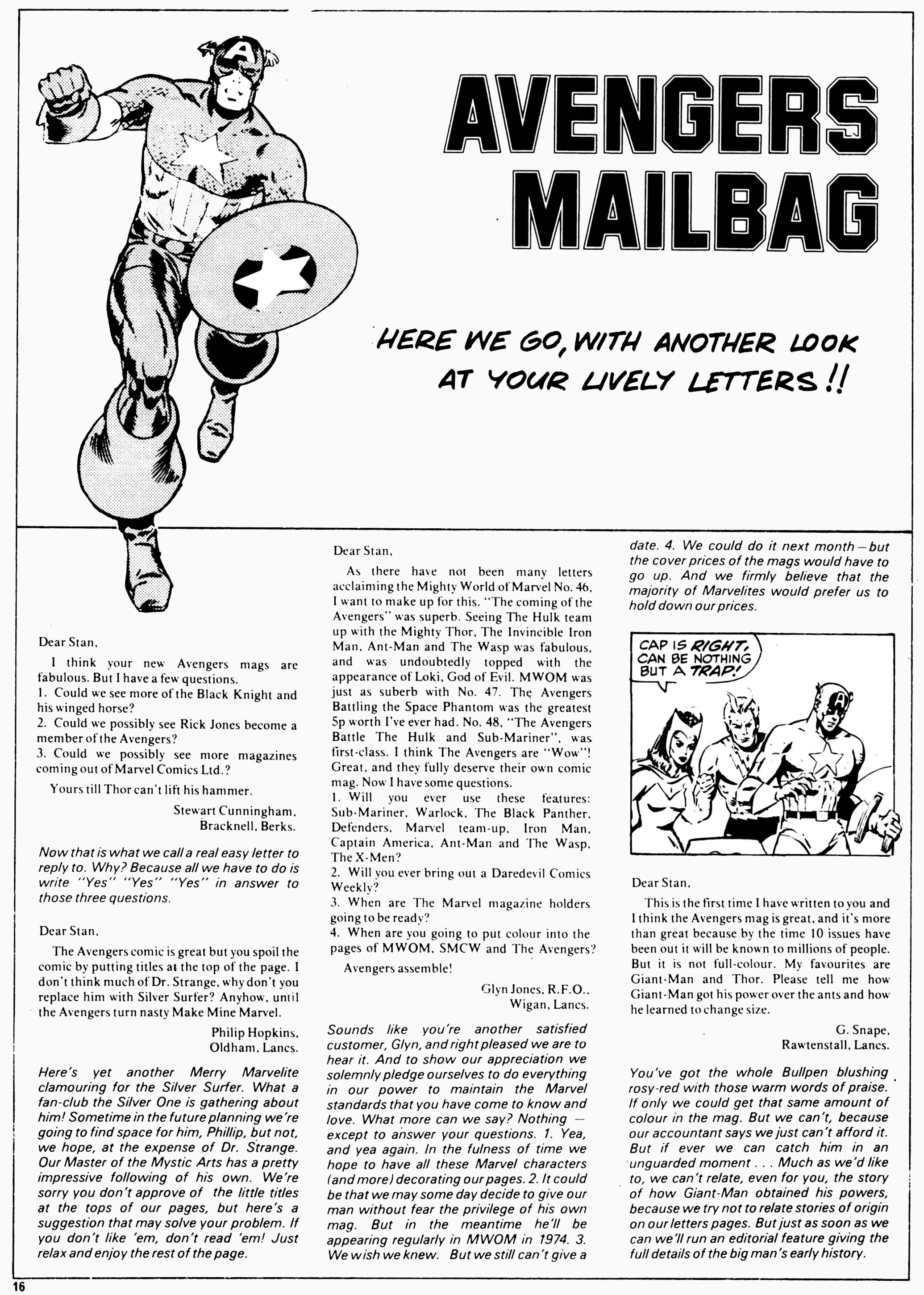 Read online The Avengers (1973) comic -  Issue #25 - 16