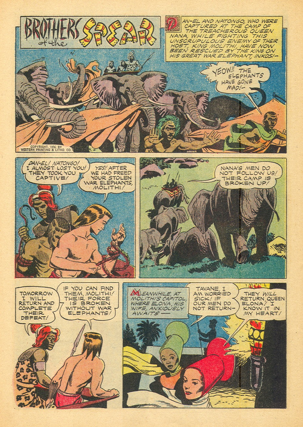 Read online Tarzan (1948) comic -  Issue #77 - 28