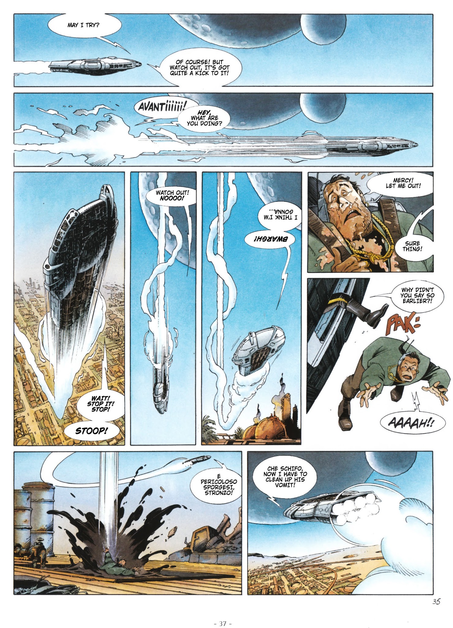 Read online Aquablue comic -  Issue #7 - 38