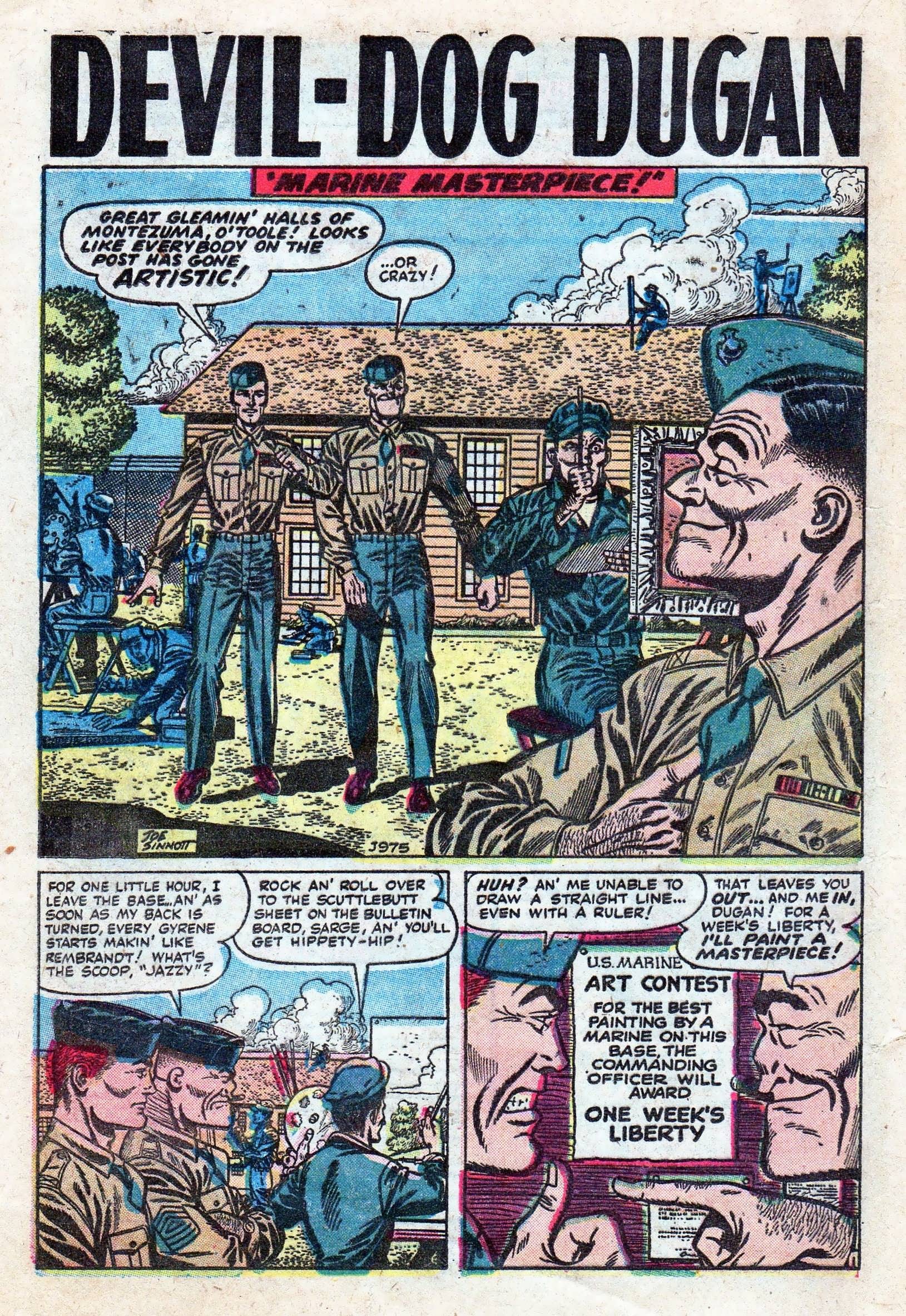 Read online Devil Dog Dugan comic -  Issue #2 - 16