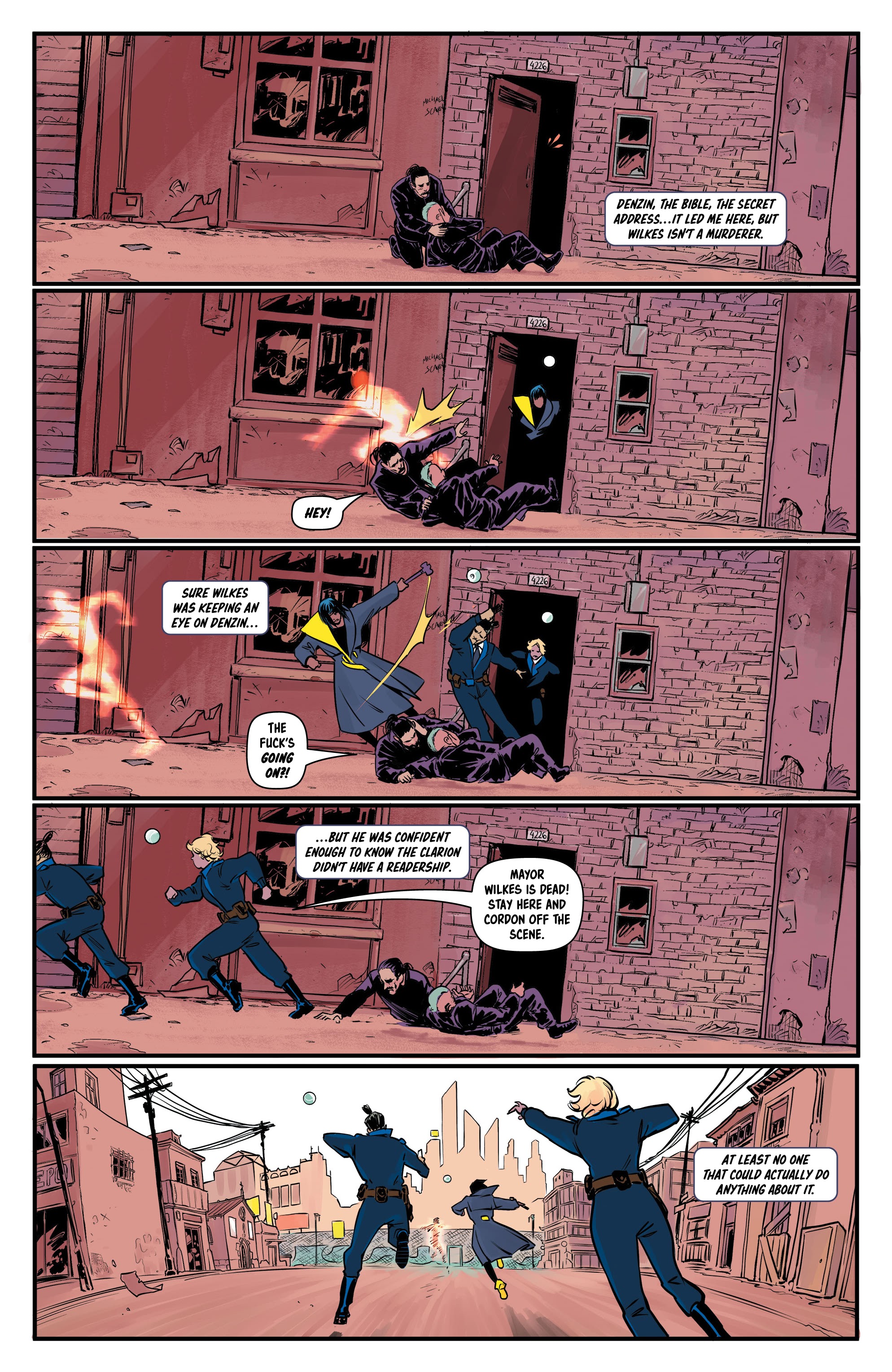 Read online Bylines in Blood comic -  Issue #3 - 20