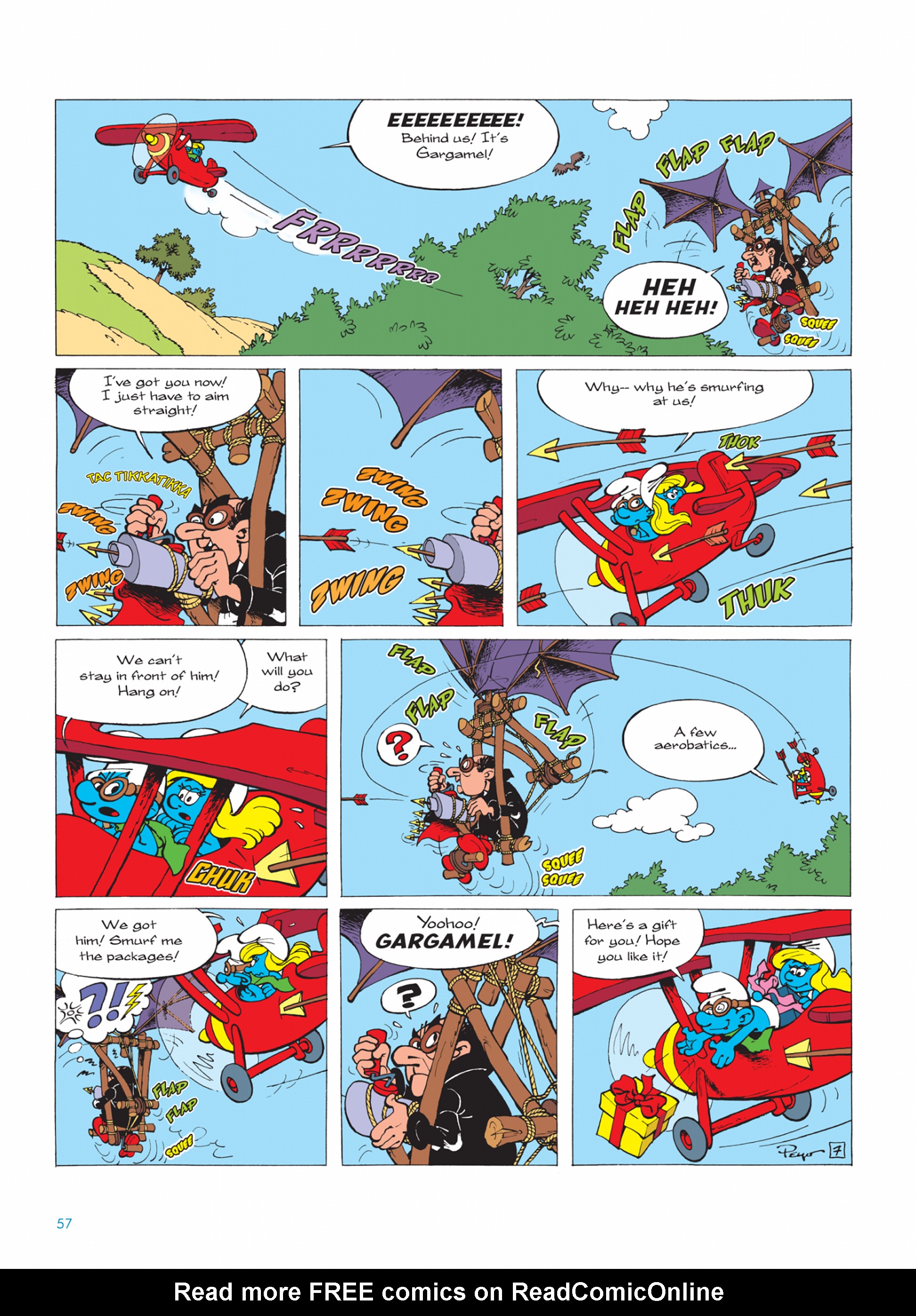 Read online The Smurfs comic -  Issue #26 - 57