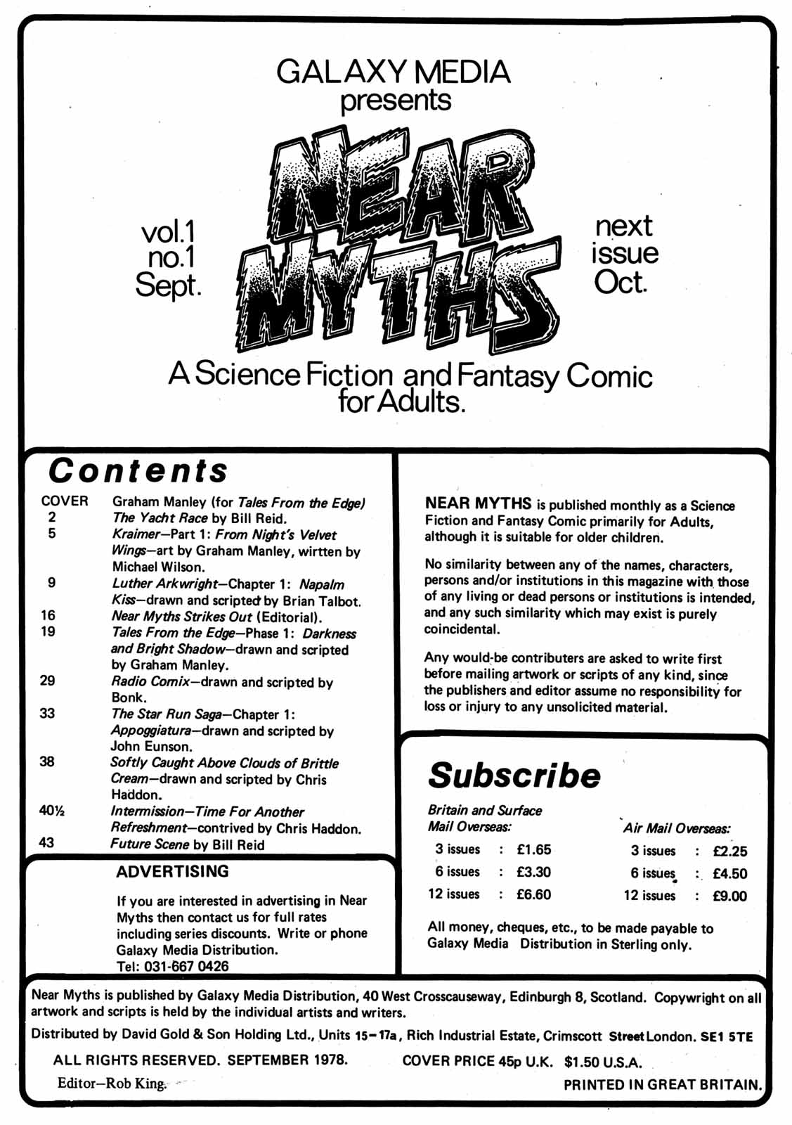Read online Near Myths comic -  Issue #1 - 3