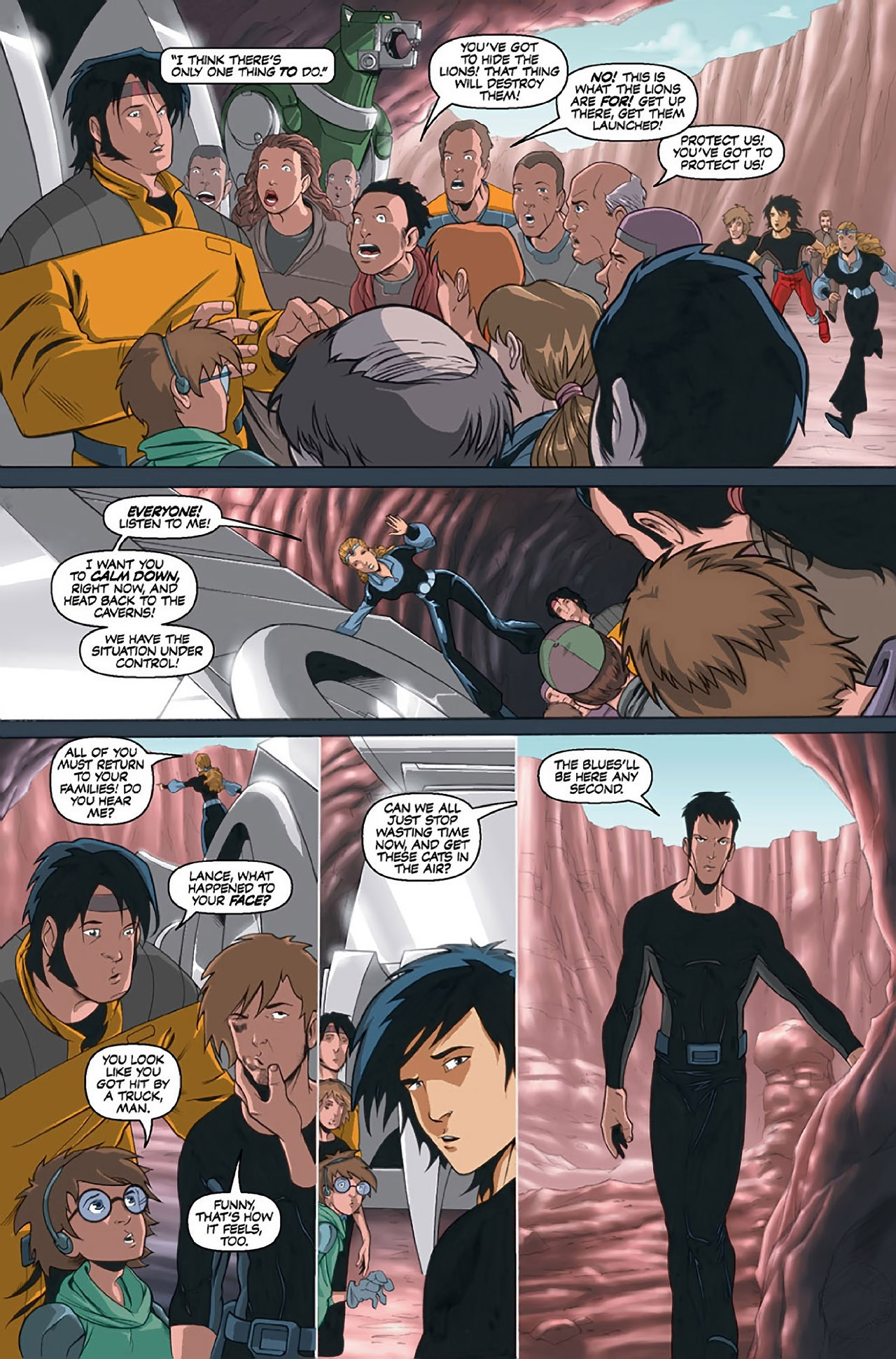Read online Voltron: Defender of the Universe (Existed) comic -  Issue #4 - 14