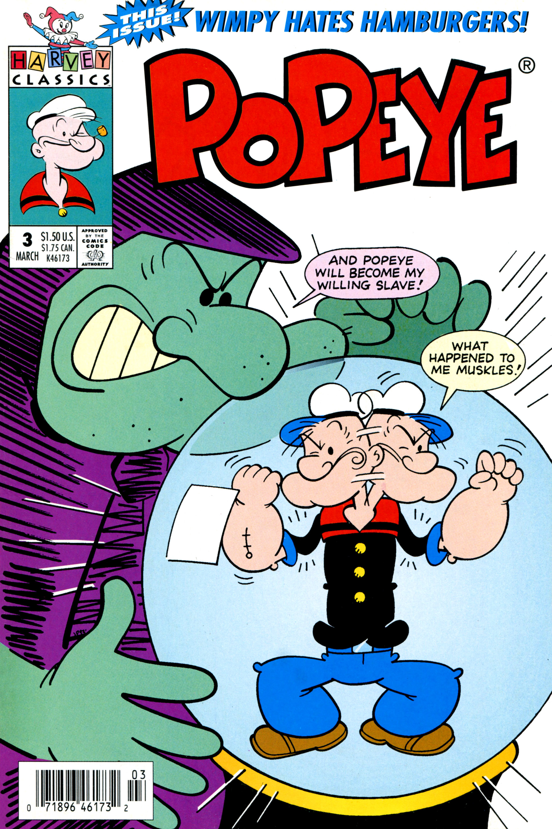 Read online Popeye (1993) comic -  Issue #3 - 1