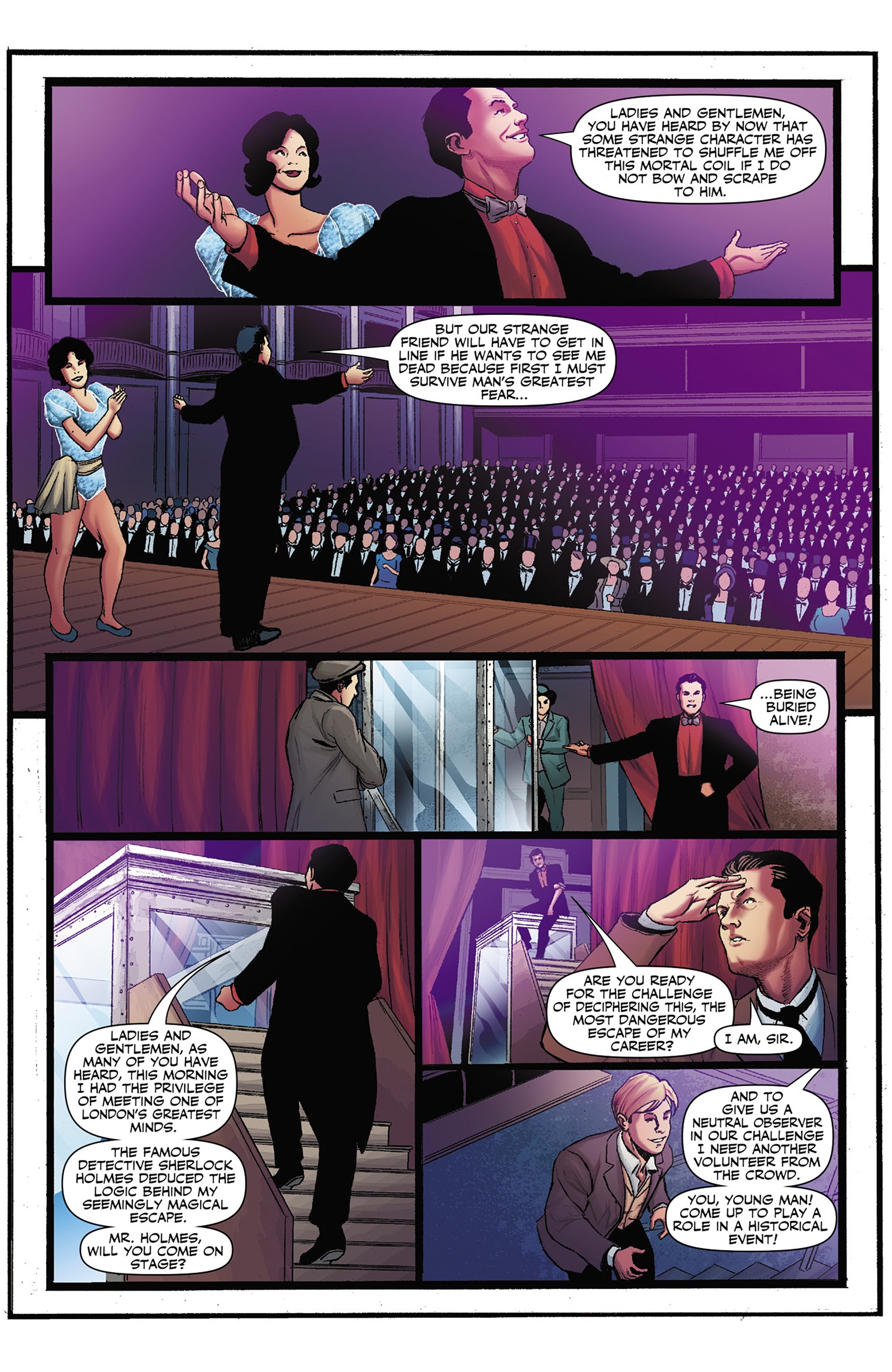 Read online Sherlock Holmes vs. Harry Houdini comic -  Issue #1 - 19