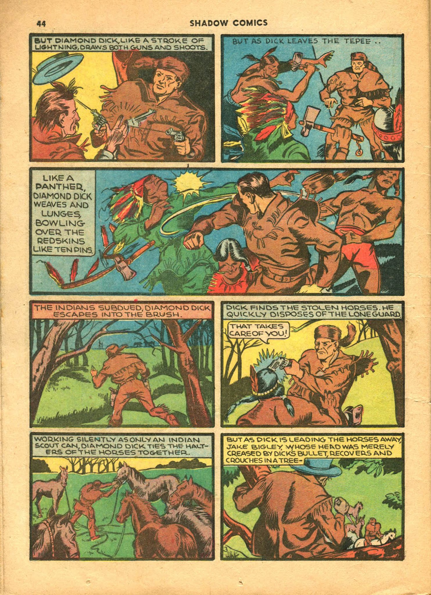 Read online Shadow Comics comic -  Issue #1 - 37