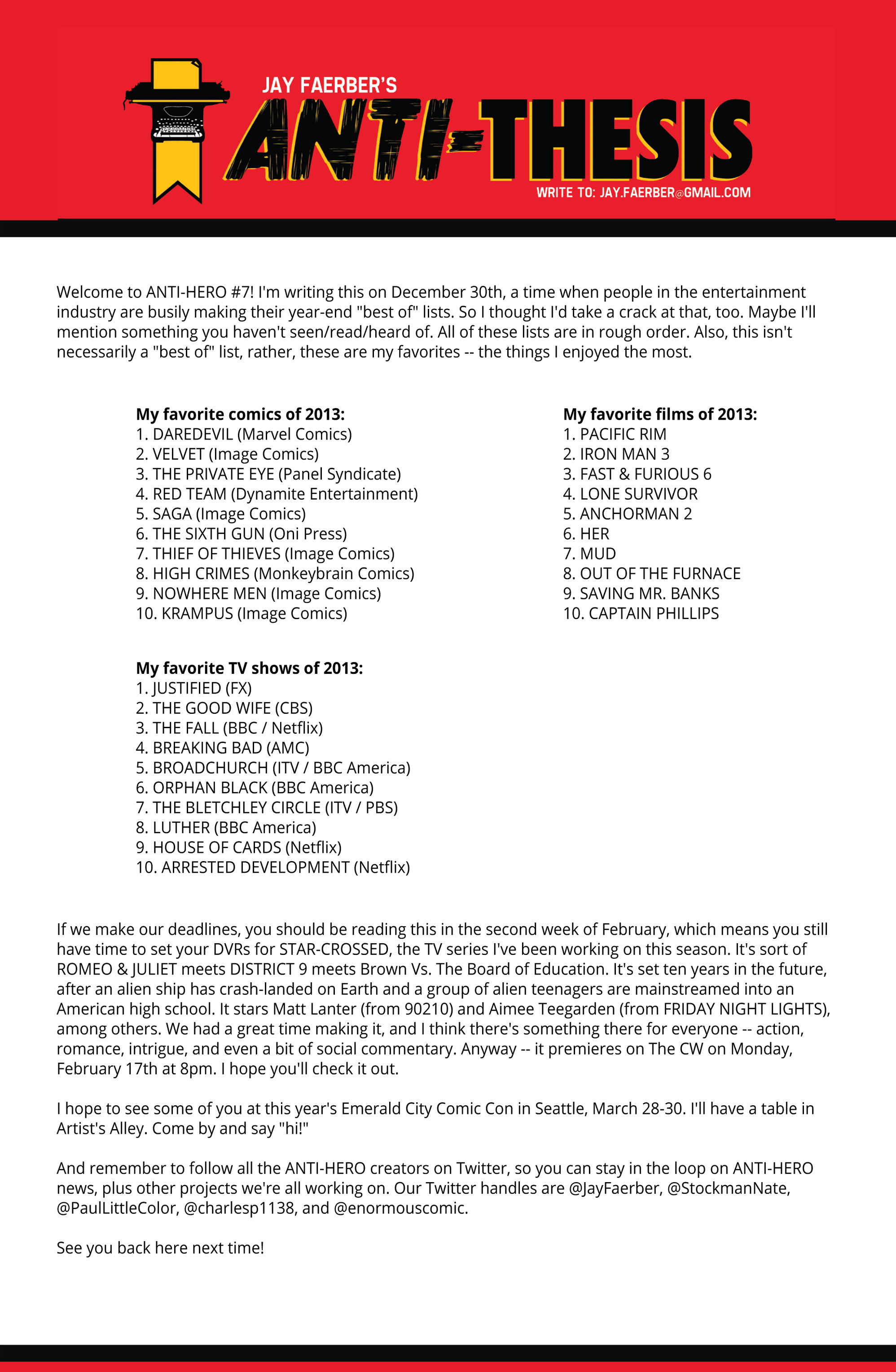 Read online Anti-Hero (2013) comic -  Issue #7 - 13