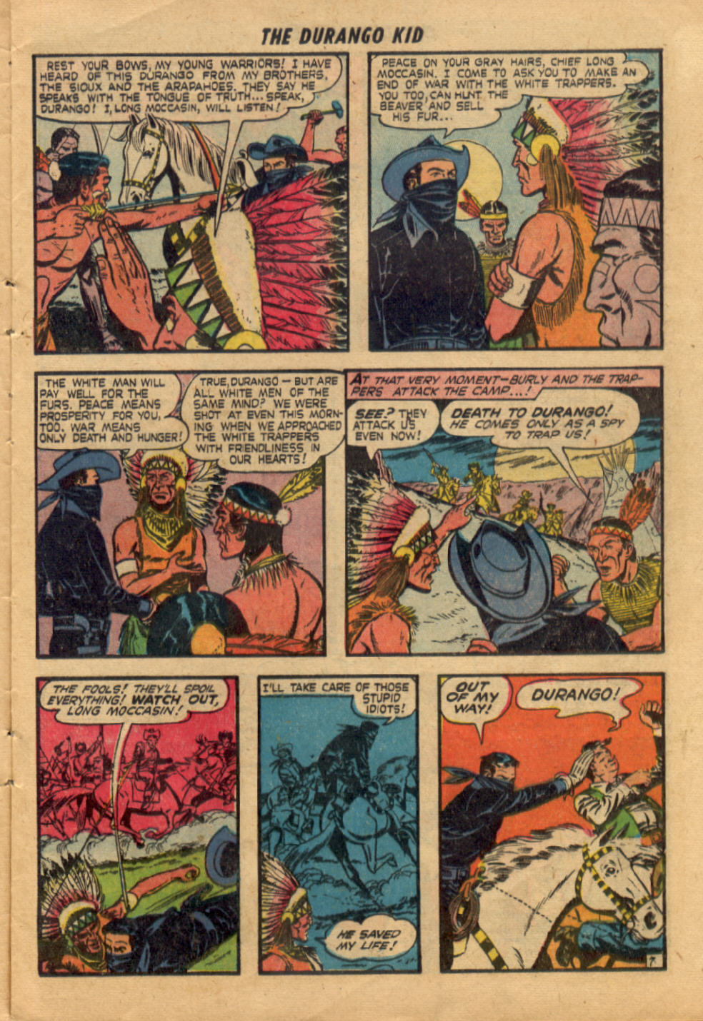 Read online Charles Starrett as The Durango Kid comic -  Issue #8 - 8