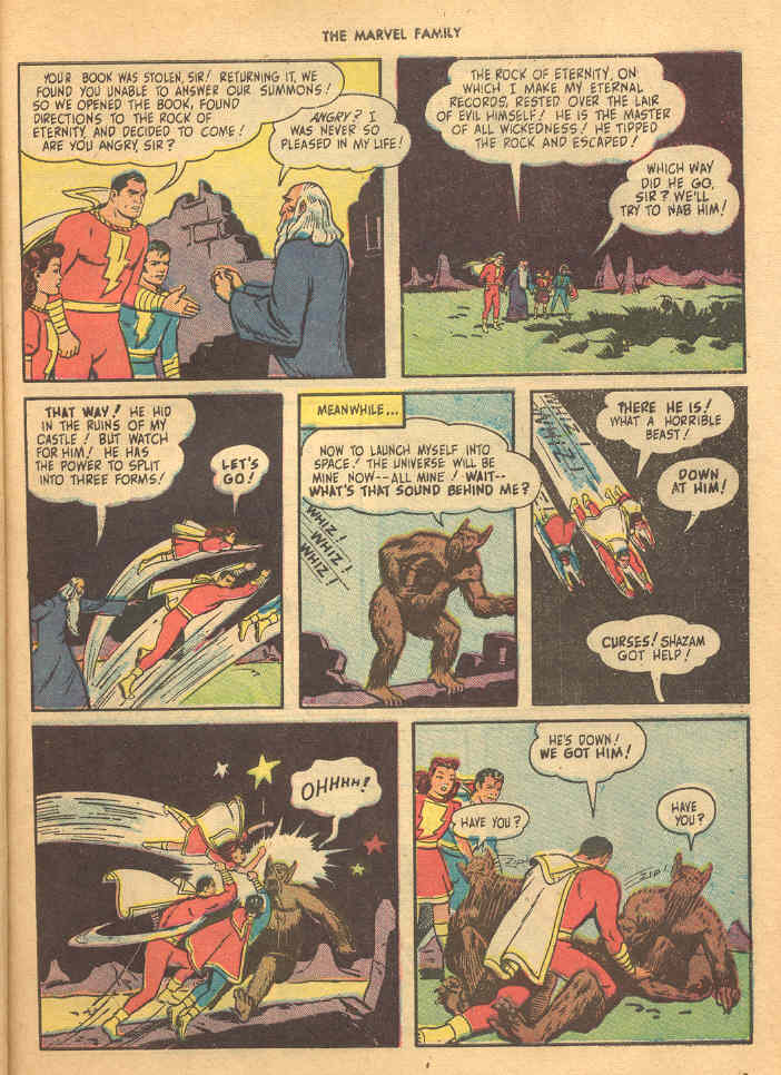 Read online The Marvel Family comic -  Issue #7 - 9