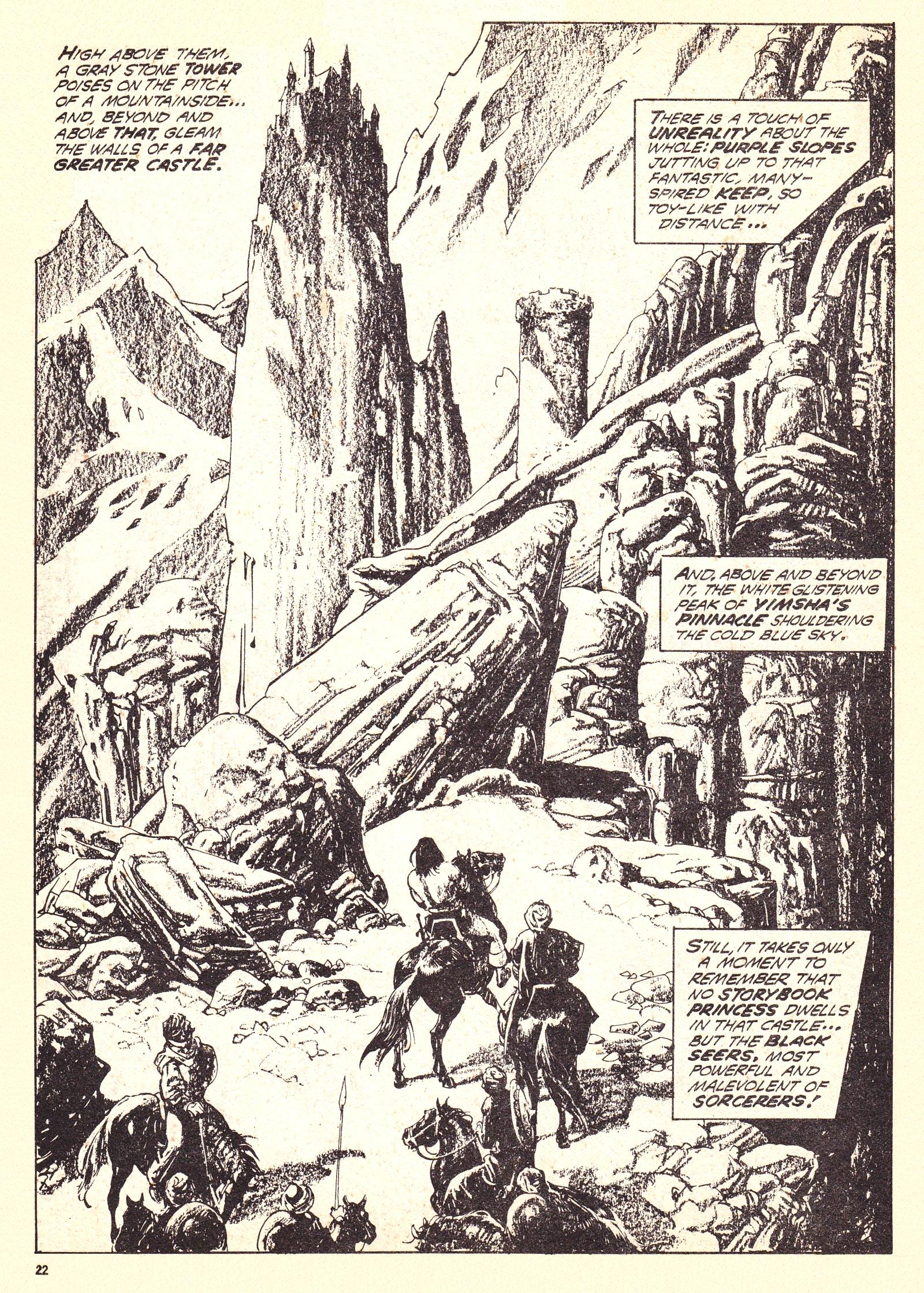Read online The Savage Sword of Conan (1975) comic -  Issue #7 - 22