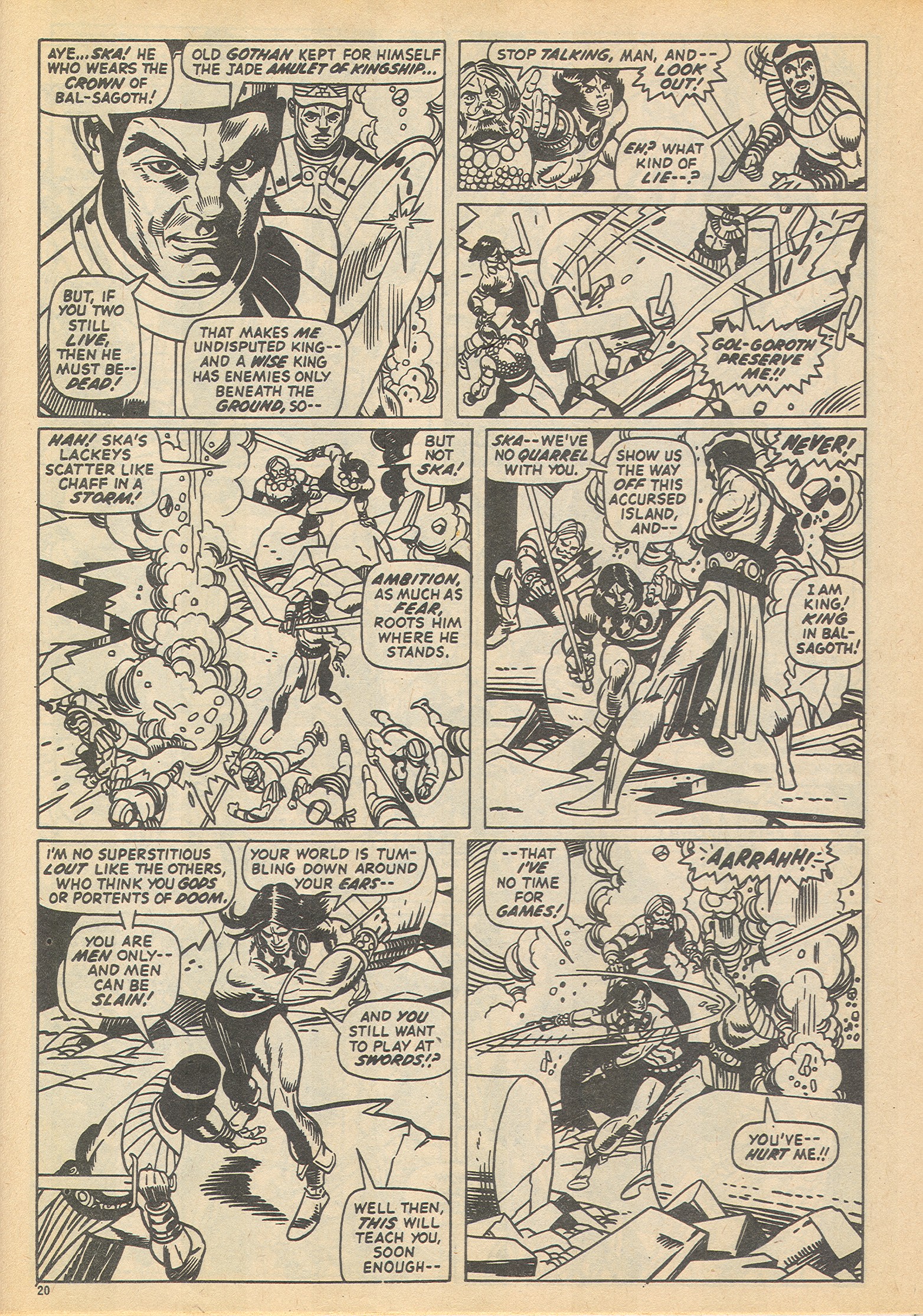 Read online The Savage Sword of Conan (1975) comic -  Issue #18 - 20