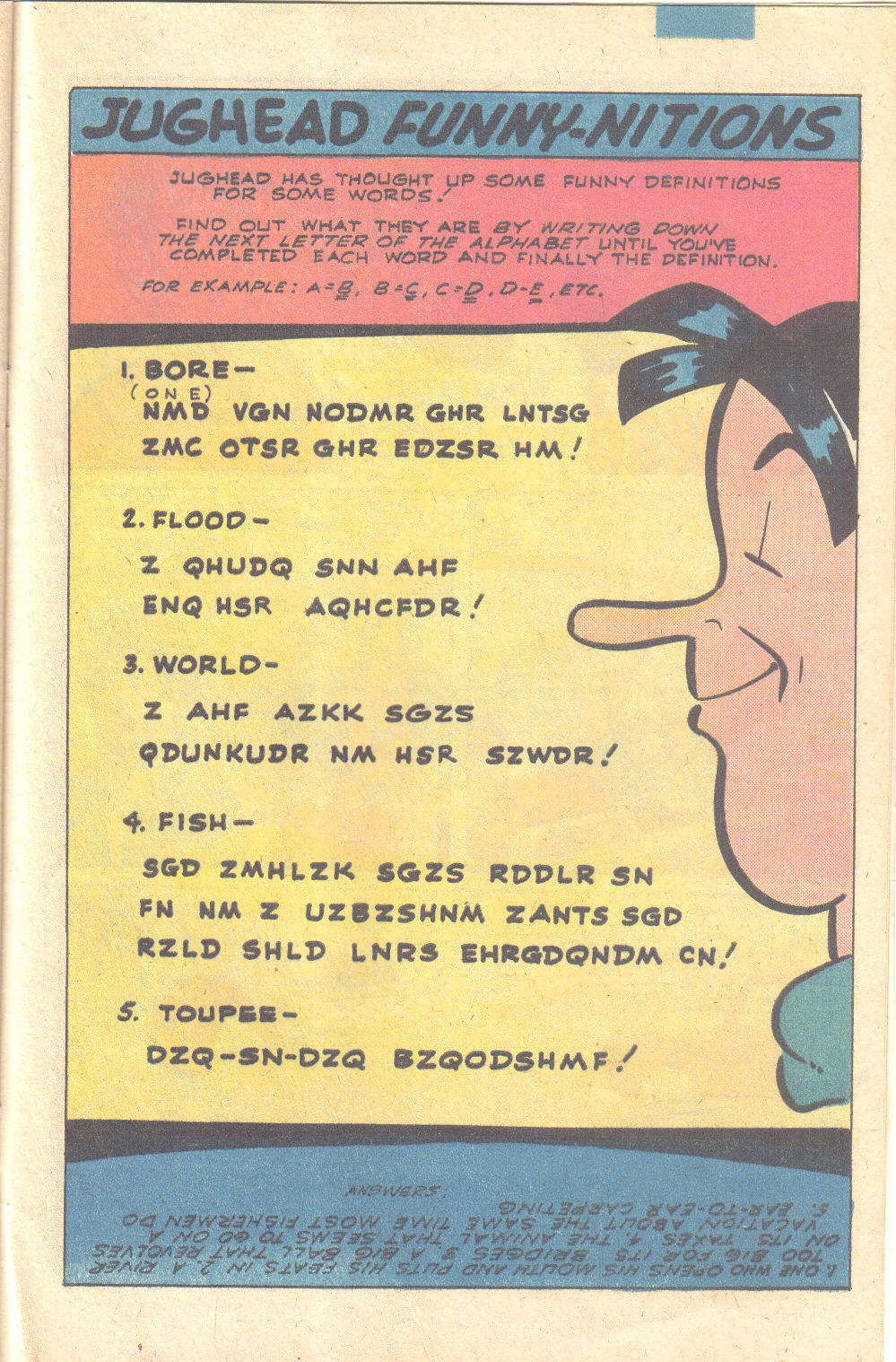 Read online Jughead's Jokes comic -  Issue #73 - 29
